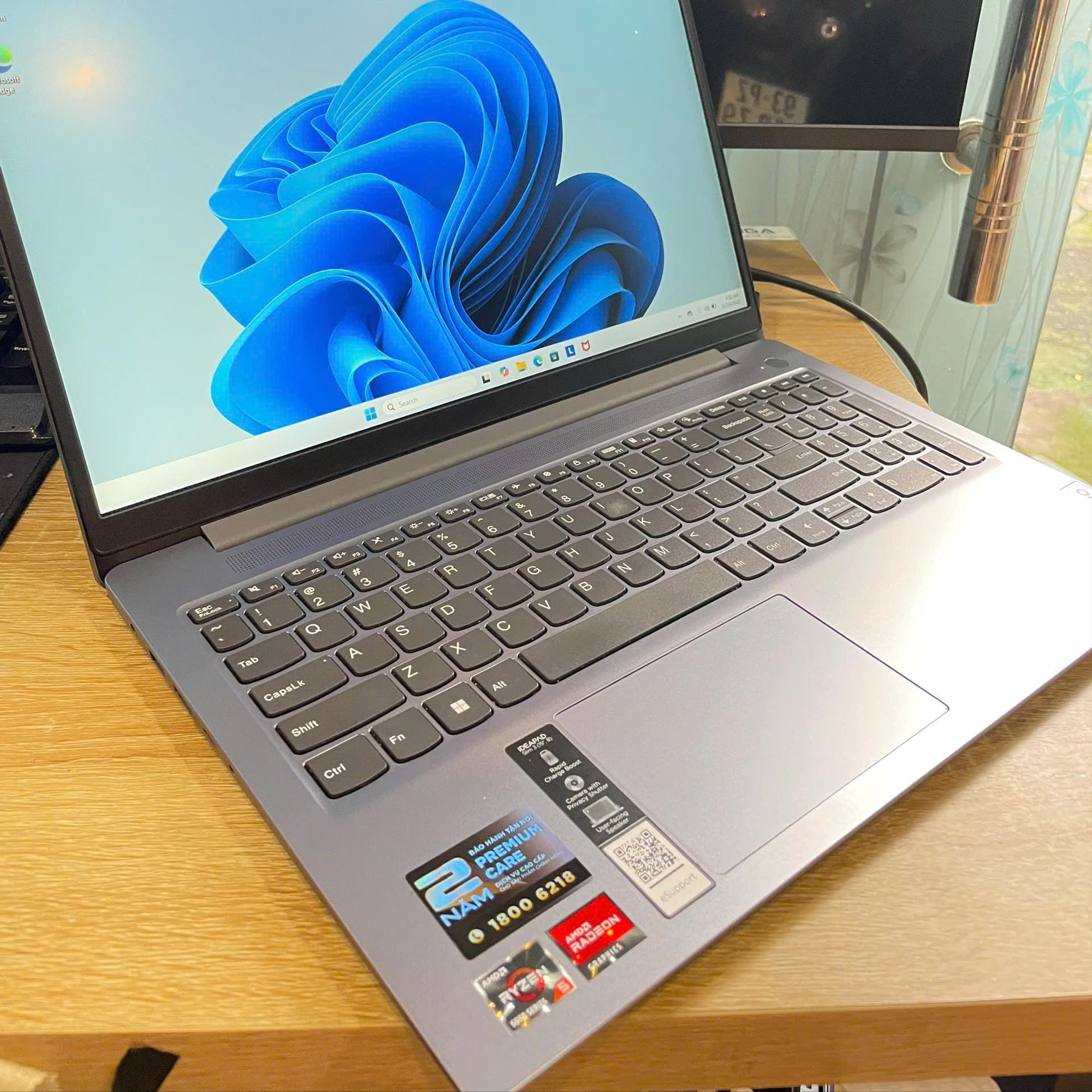 Lenovo Ryzen 5 5625U Ram 16GB 512GB SSD Màn 15.6inch FHD IPS. Còn BH 1/2027-duoc-ban-tai-Vi Tính Kim Trân
