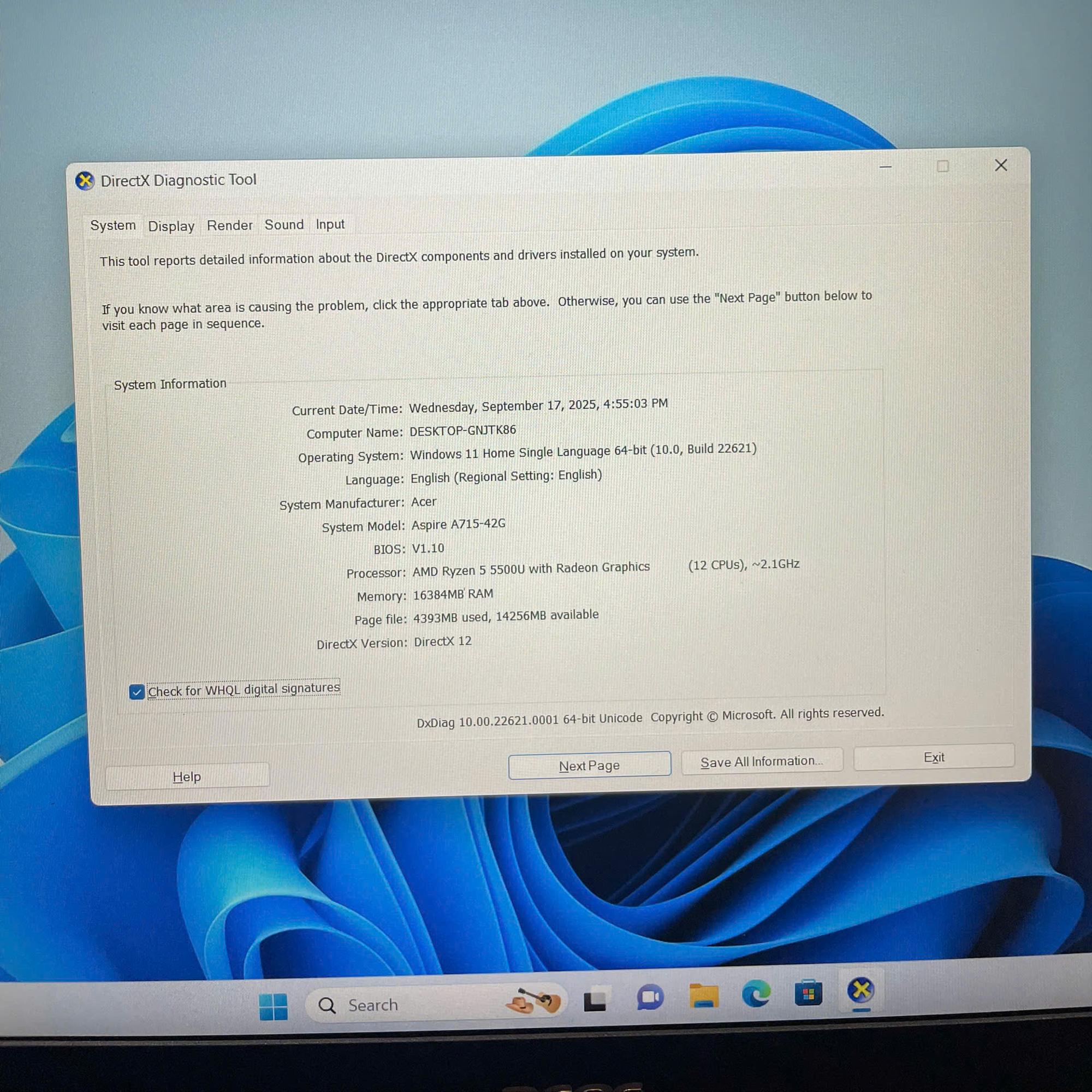 Acer Ryzen 5 5500u Ram 16GB 512GB SSD CARD GTX 1650 Màn 15,6inch 144hz-duoc-ban-tai-Vi Tính Kim Trân