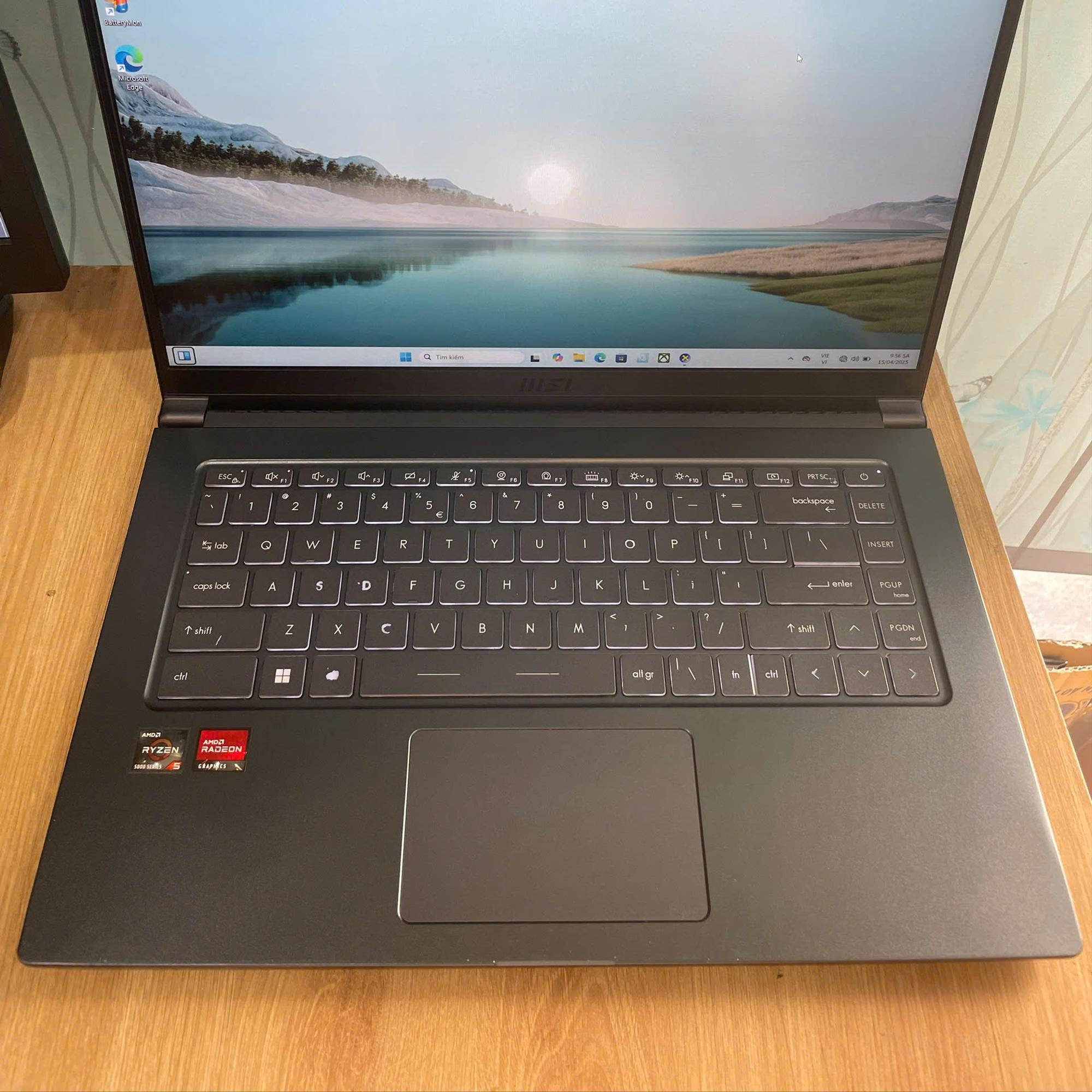 MSI Modern 15 Ryzen 5500U Ram 8GB 512GB SSD Màn 15.6inch FHD-duoc-ban-tai-Vi Tính Kim Trân