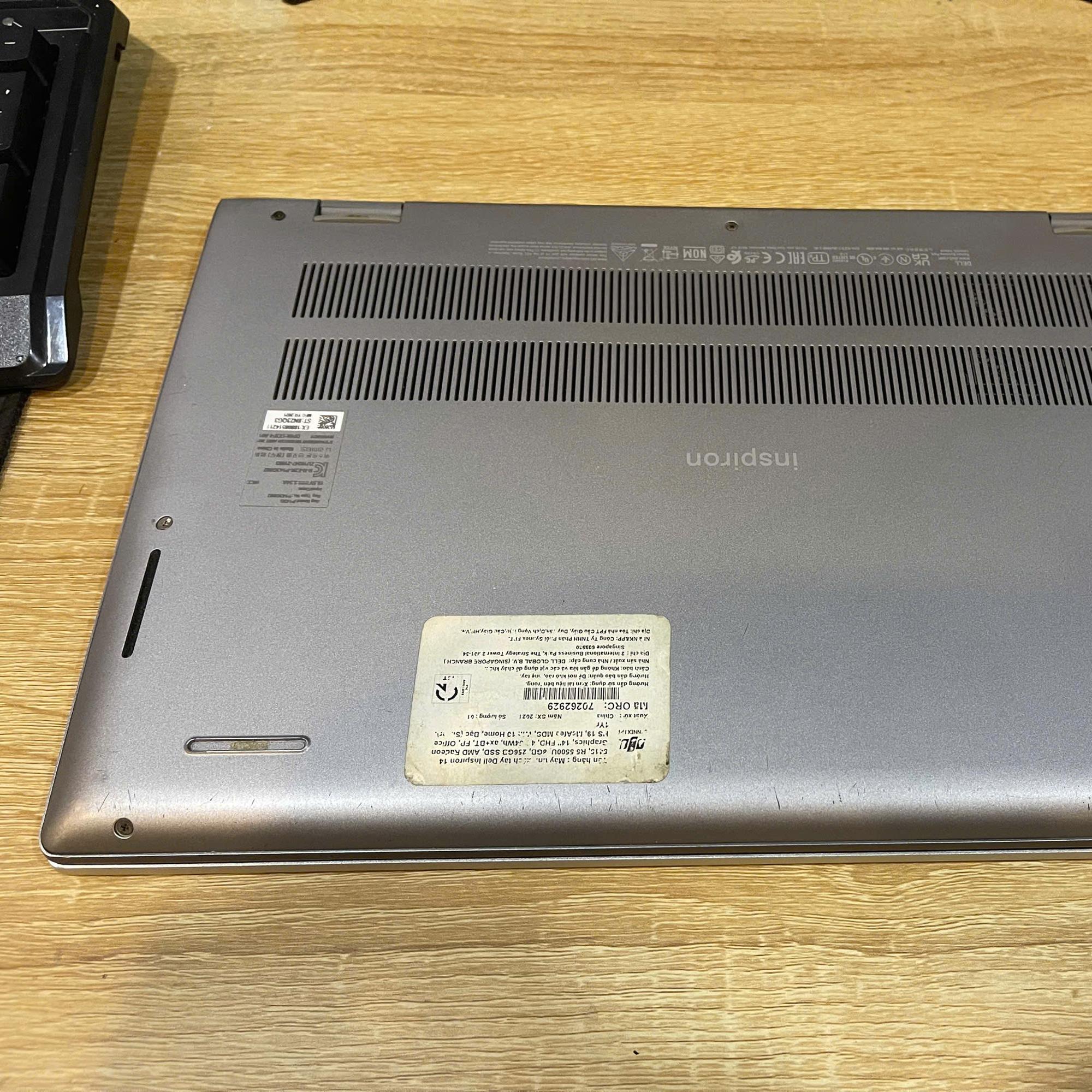 Dell Ryzen 5 5500u Ram 16GB 256GB Màn 14inch FHD IPS-duoc-ban-tai-Vi Tính Kim Trân