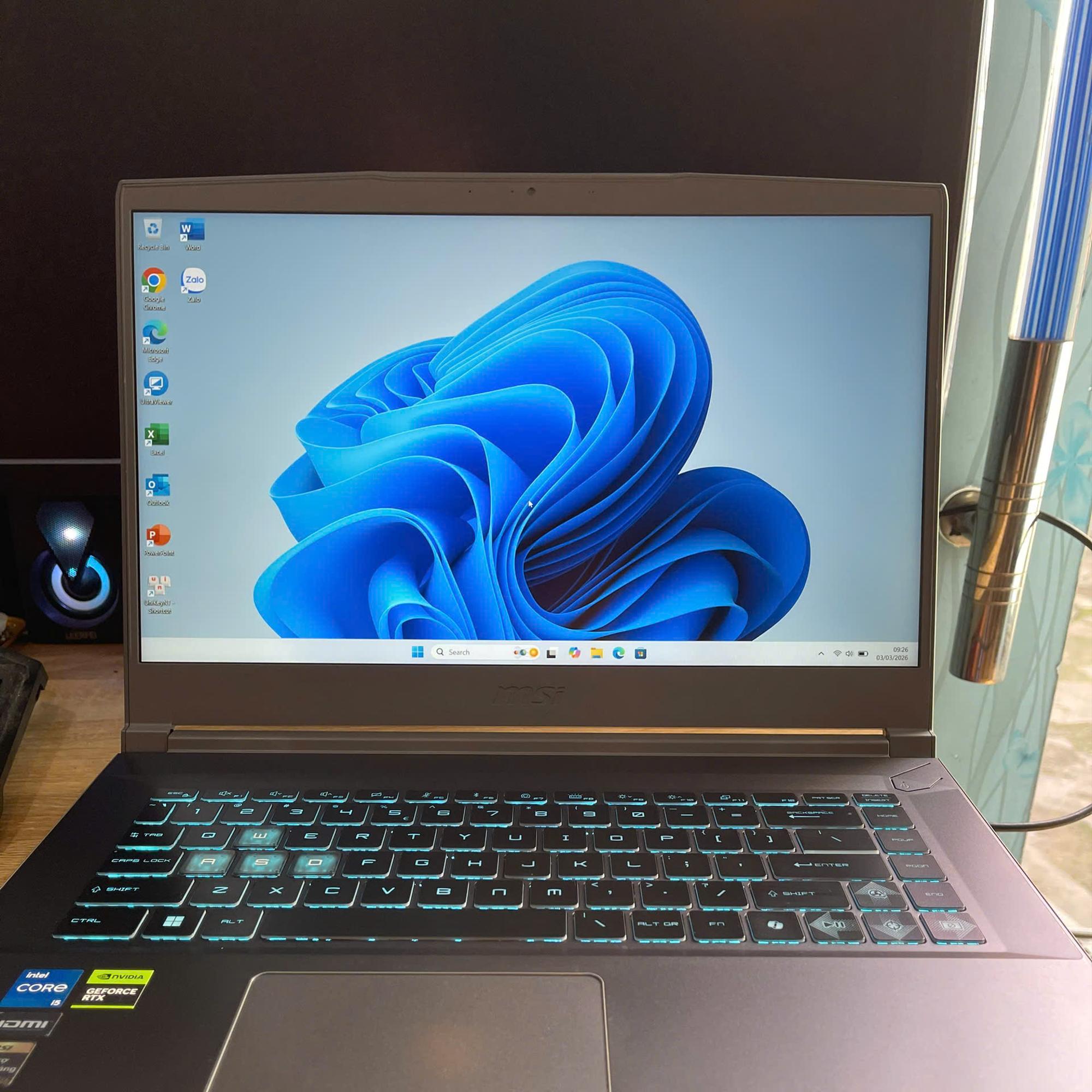 MSI Gaming i5 12th Ram 16GB 512GB SSD Card RTX 3050.BH CellPhoneS tới 10/2026-duoc-ban-tai-Vi Tính Kim Trân