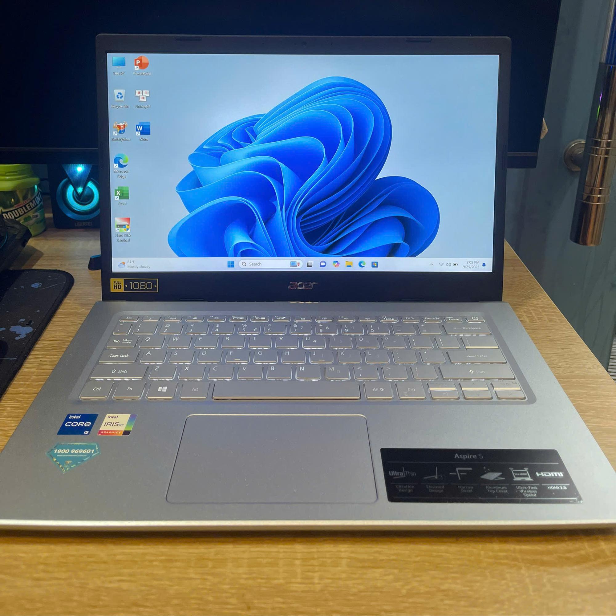 Acer i5 11th Ram 8GB 512GB Màn 14inch FHD IPS-duoc-ban-tai-Vi Tính Kim Trân