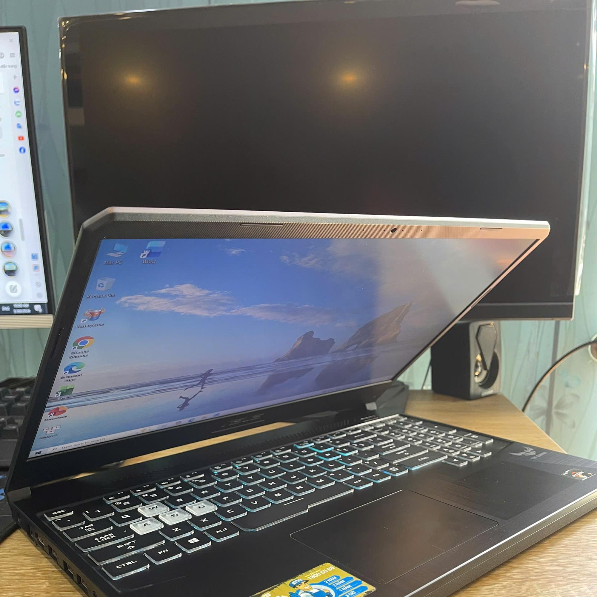 ASUS Tuf Ryzen 7 3750H Ram 8GB 512GB SSD CARD GTX 1650 Màn 15.6inch 120hz-duoc-ban-tai-Vi Tính Kim Trân