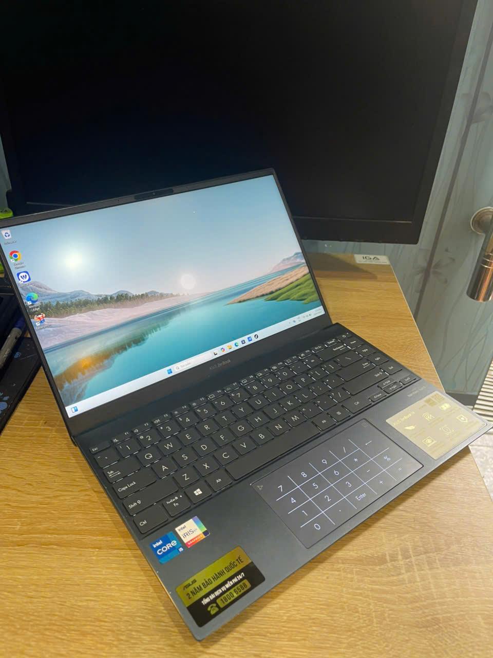 ASUS ZENBOOK i5 11th Ram 8GB 512GB SSD Màn hình 14inch FHD-duoc-ban-tai-Vi Tính Kim Trân