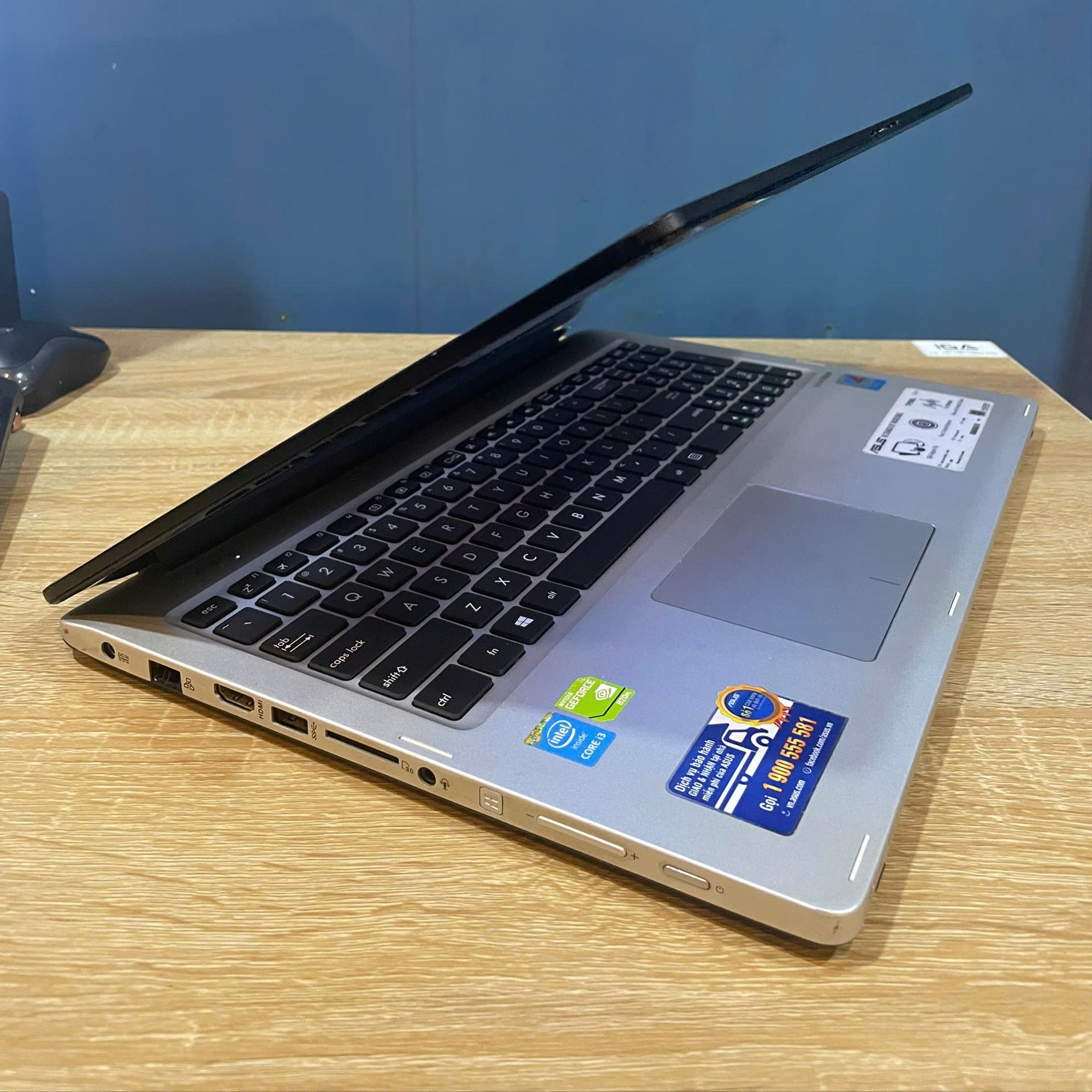 Asus I3 4th Ram 8GB 128GB CARD Geforce 820M, Xoay gập 360 có cảm ứng-duoc-ban-tai-Vi Tính Kim Trân
