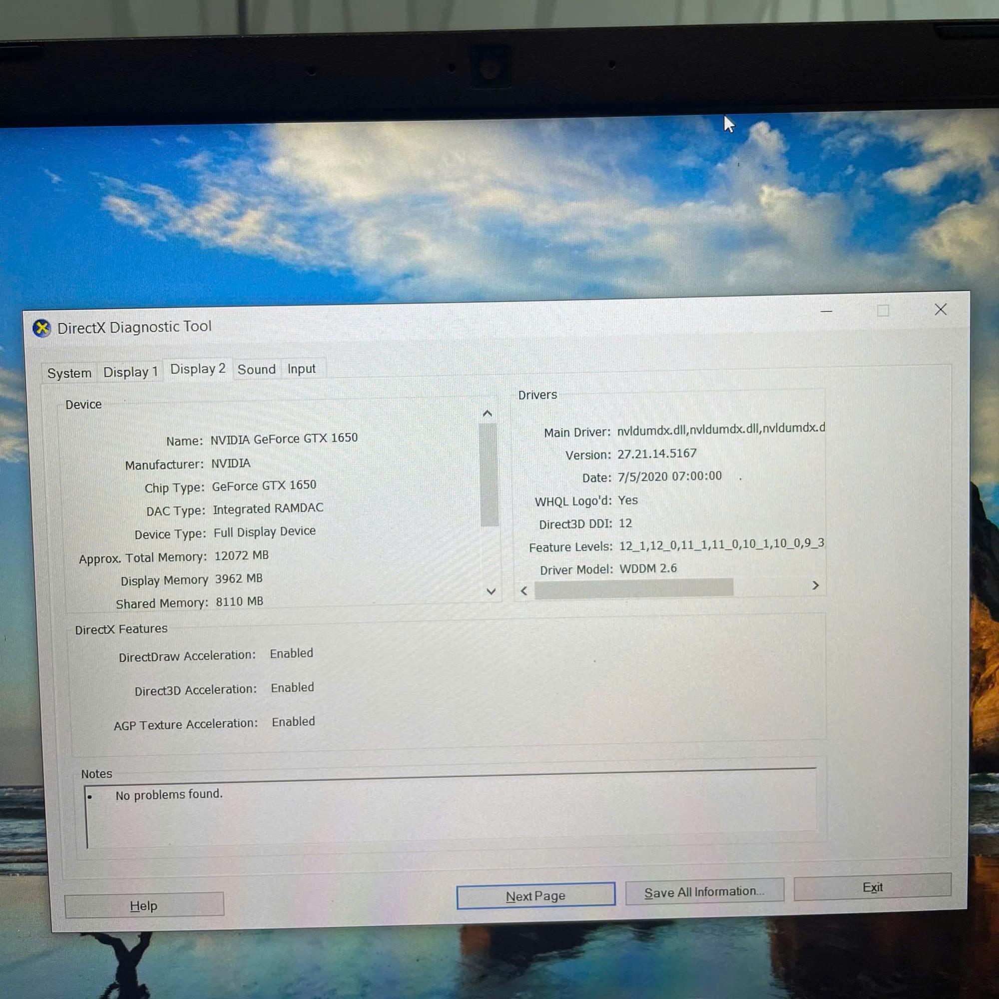 Acer Nitro i5 9Th 16gb 512gb Card GTX1050-duoc-ban-tai-Vi Tính Kim Trân