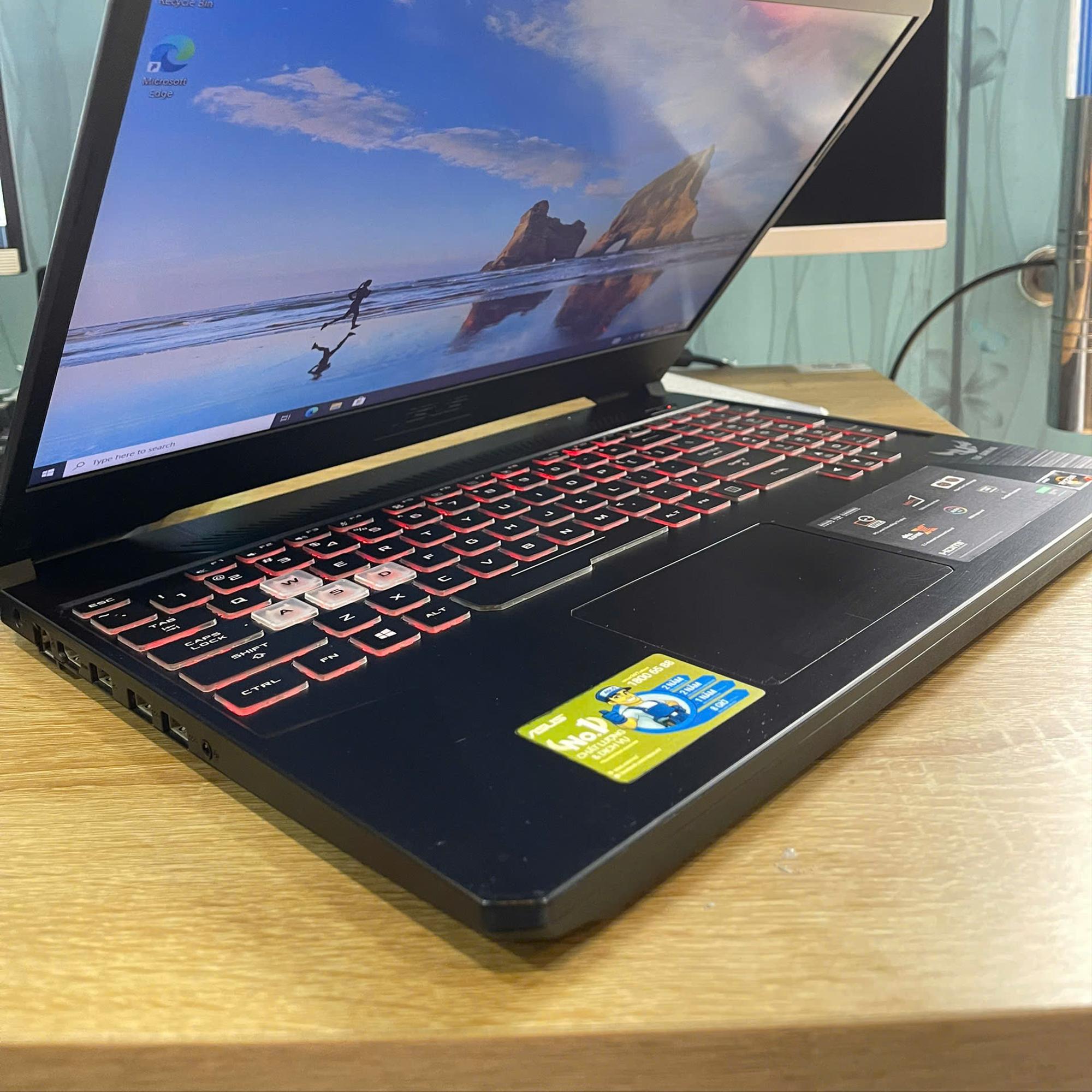ASUS Tuf Ryzen 7 3750H Ram 16GB 512GB SSD CARD GTX 1650 Màn 15.6inch 120hz-duoc-ban-tai-Vi Tính Kim Trân