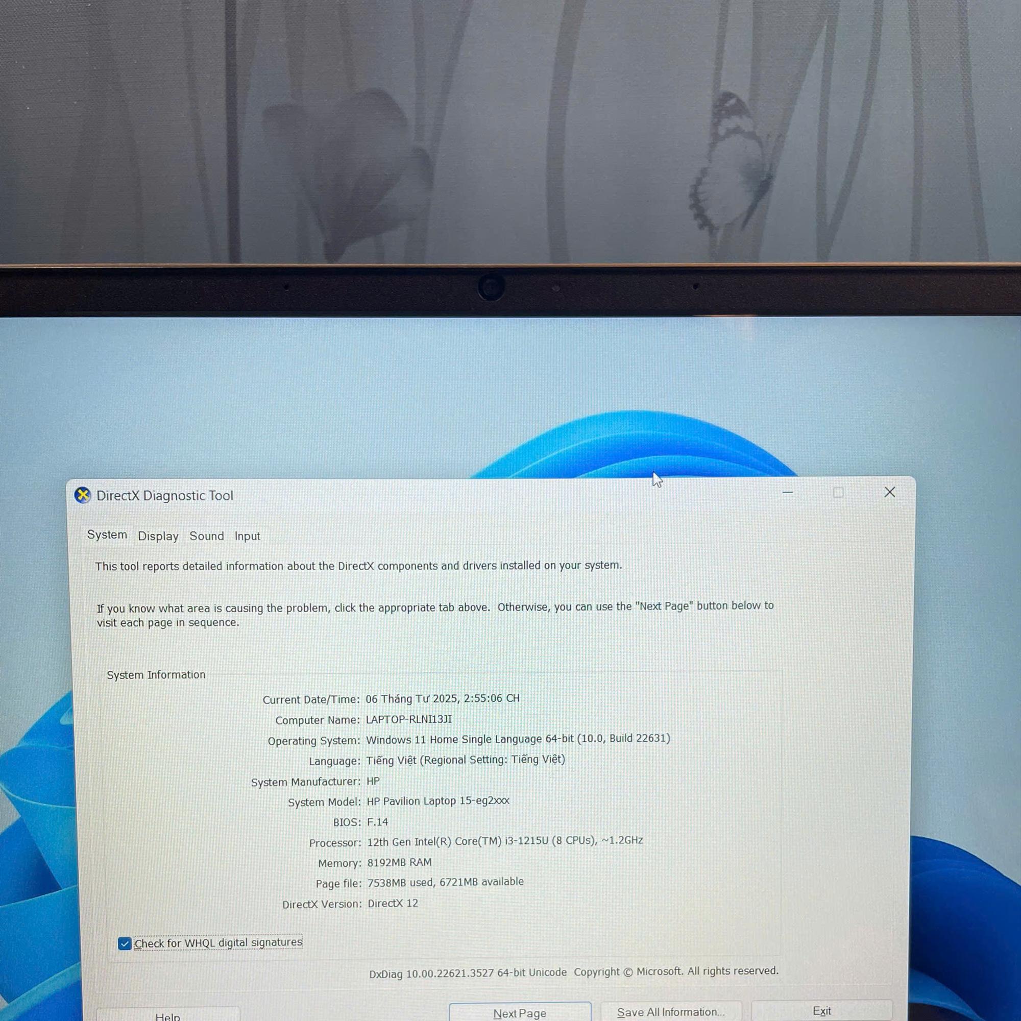 HP PAVILION I3 12TH Ram 8GB 256GB -15.6Inch FHD-duoc-ban-tai-Vi Tính Kim Trân