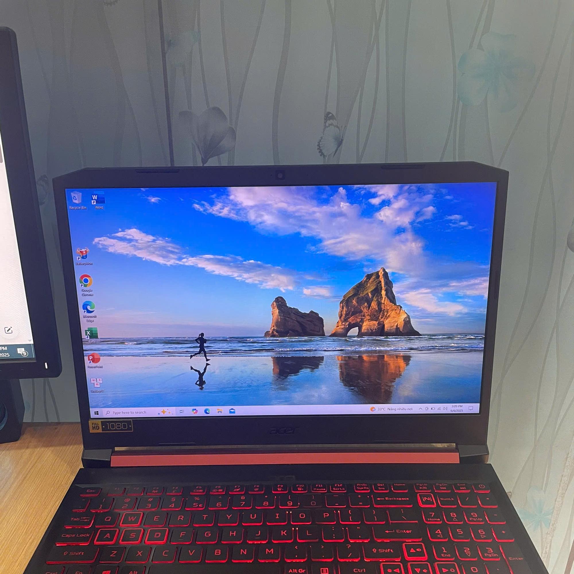 Acer Nitro i7 9th Ram 8GB 256GB SSD CARD GTX 1650 MÀN 15.6INCH FHD-duoc-ban-tai-Vi Tính Kim Trân