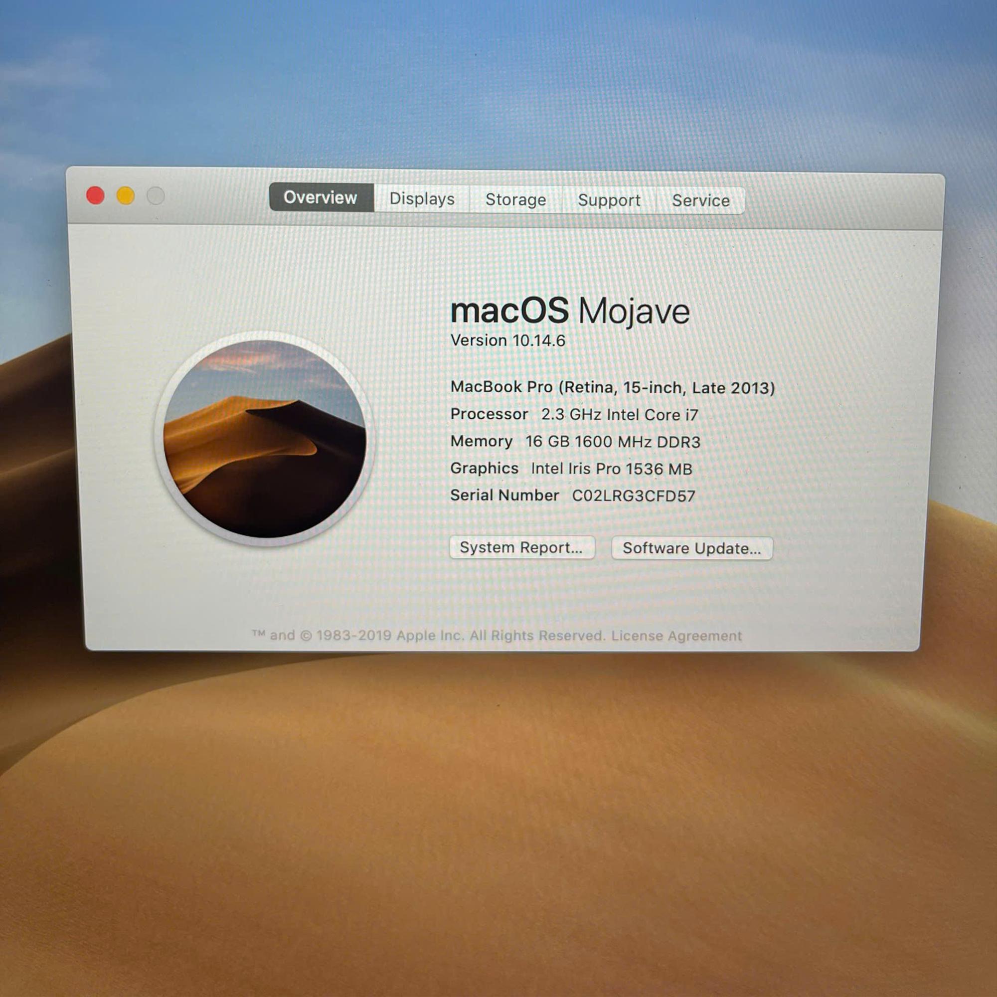 MacBook Pro 2013 Core i7 16GB/256GB Card NVIDIA GeForce GT 750M Màn 15inch Retina 2.8k-duoc-ban-tai-Vi Tính Kim Trân