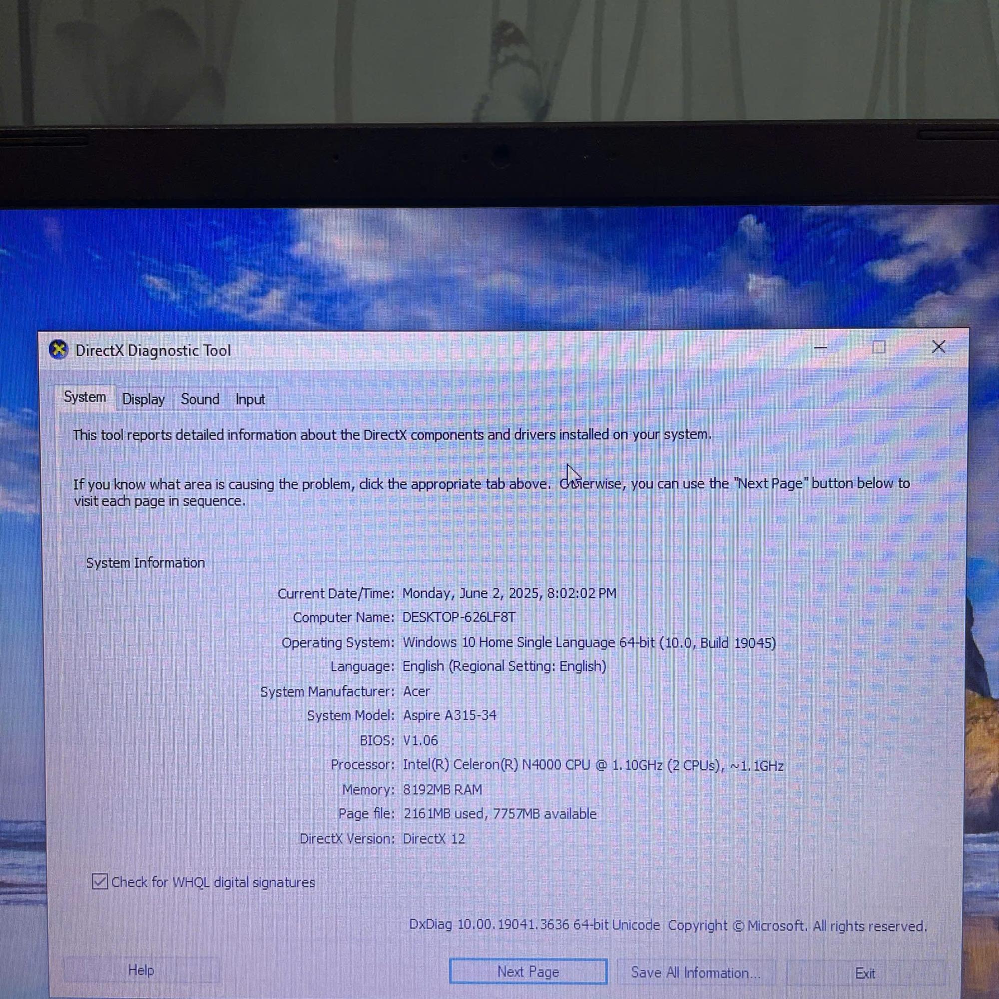 Acer Intel Celeron N4000 Ram 8GB 128GB SSD-duoc-ban-tai-Vi Tính Kim Trân