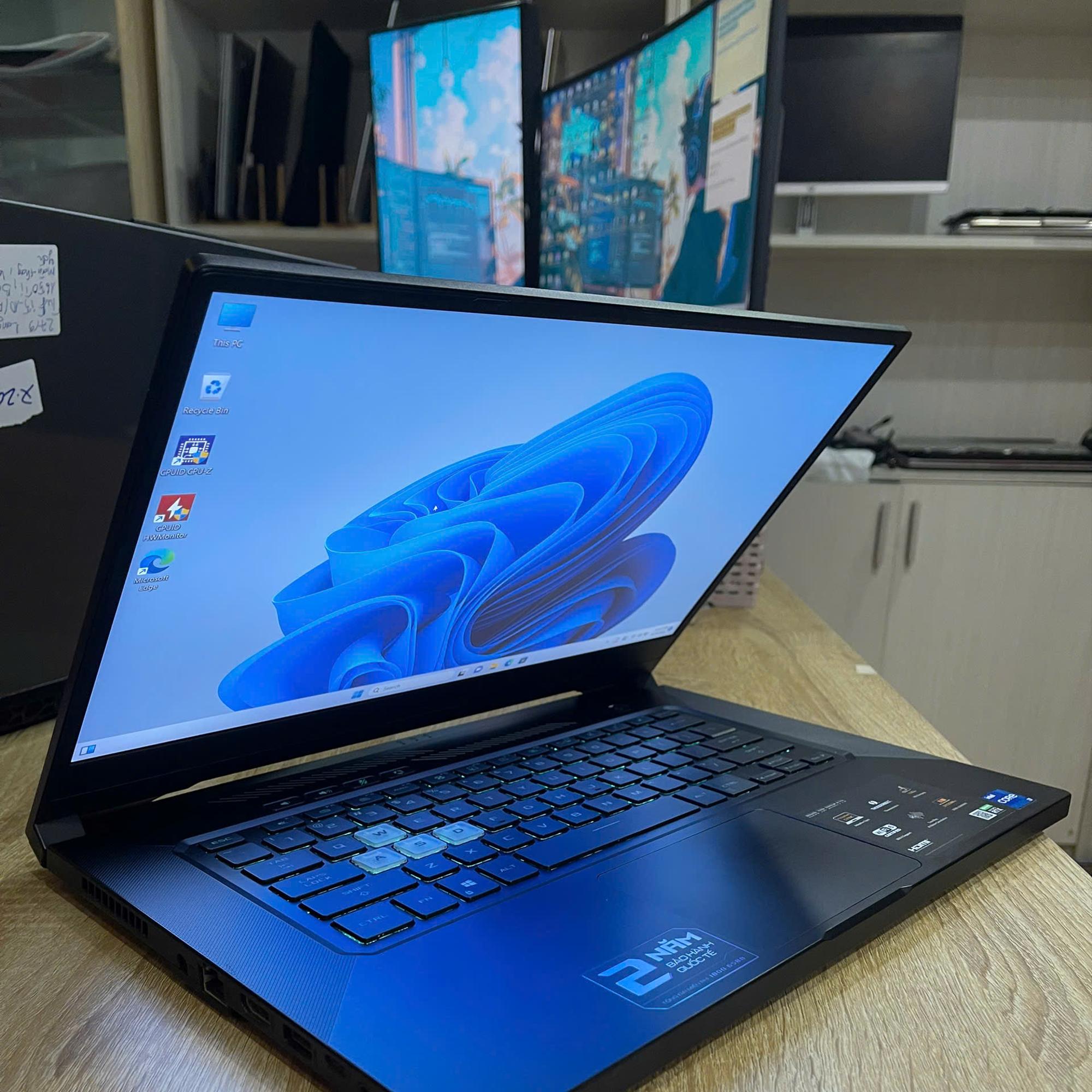 Asus TUF Dash i7 11th Ram 16GB 512GB SSD Card RTX 3060 Màn 15.6inch FHD 144Hz-duoc-ban-tai-Vi Tính Kim Trân