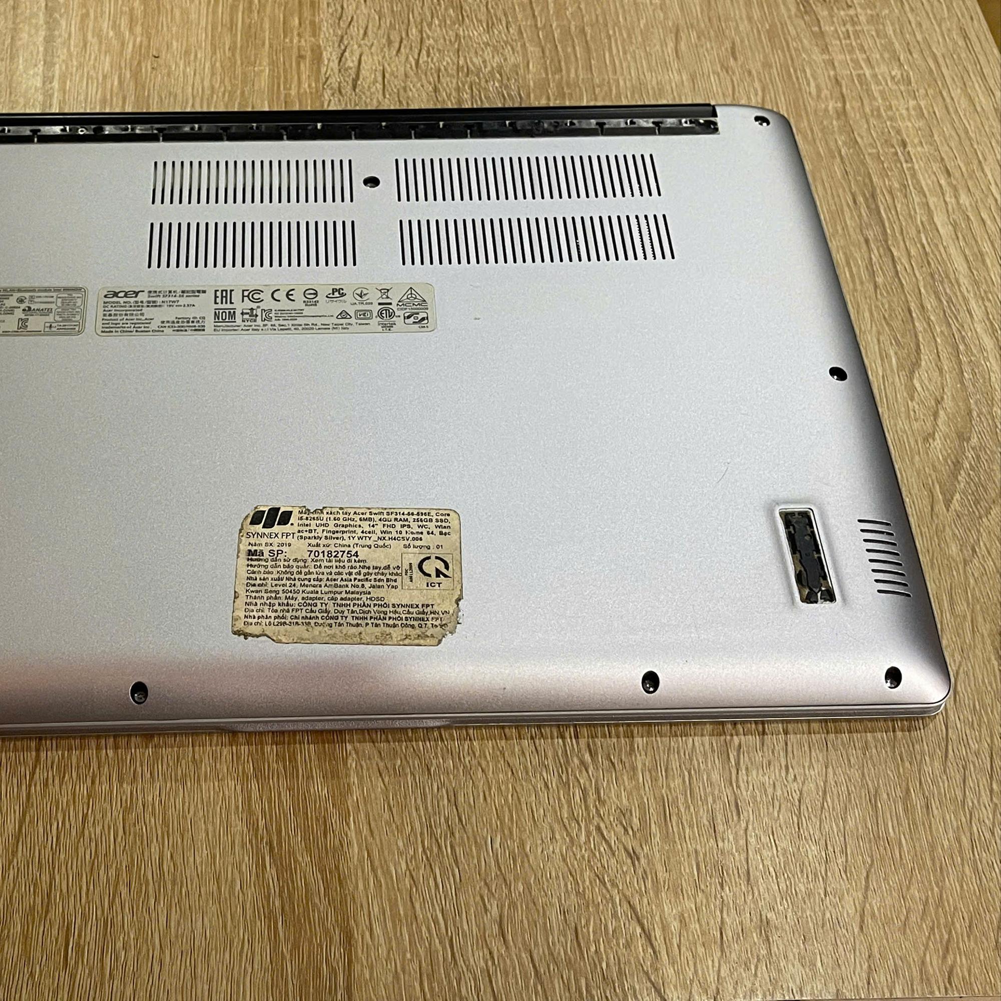 Acer i5 8th Ram 8GB 128GB SSD Màn 14inch FHD IPS-duoc-ban-tai-Vi Tính Kim Trân