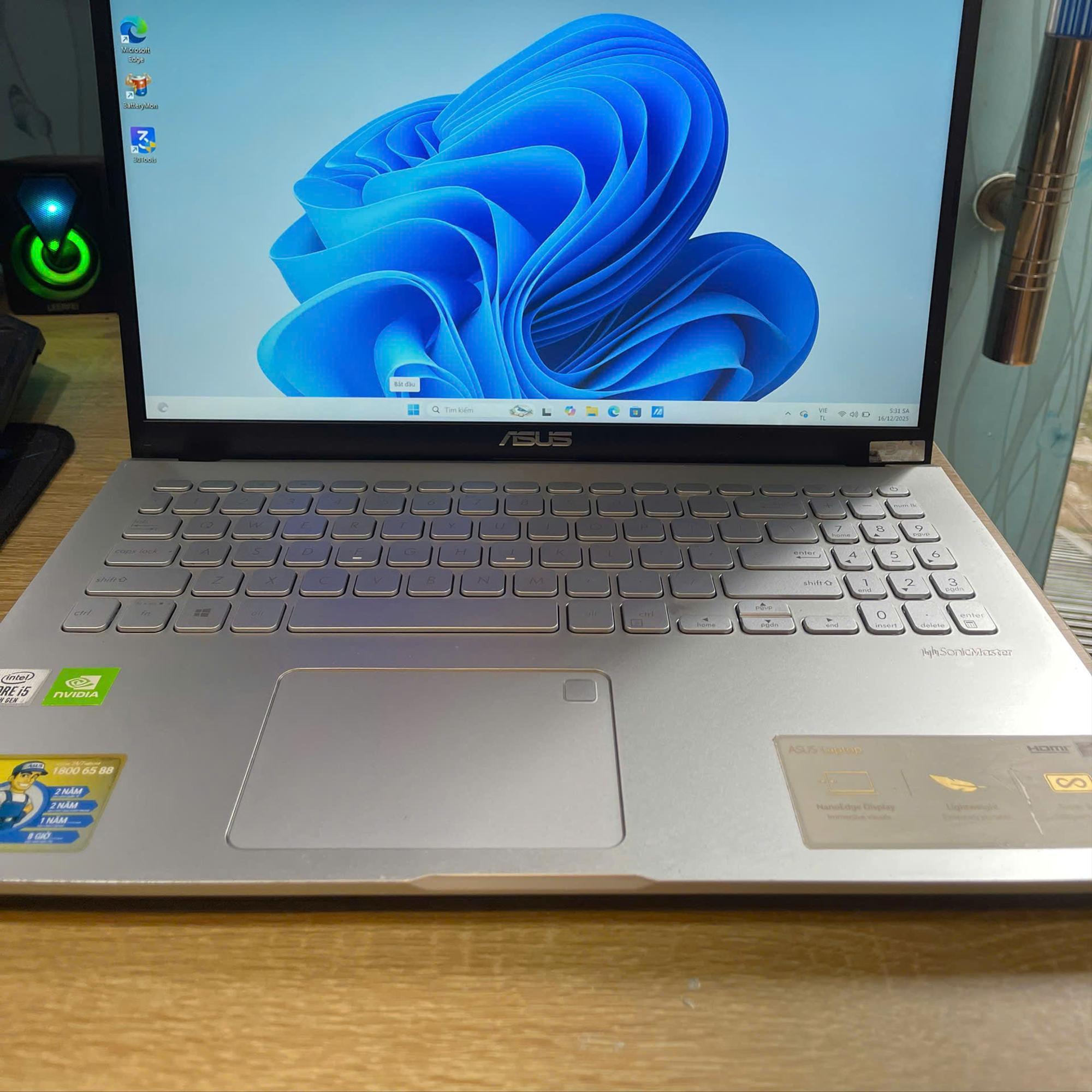 Asus i5 10th Ram 8GB 512GB SSD Card rời NVIDIA MX330 Màn 15.6inch FHD-duoc-ban-tai-Vi Tính Kim Trân