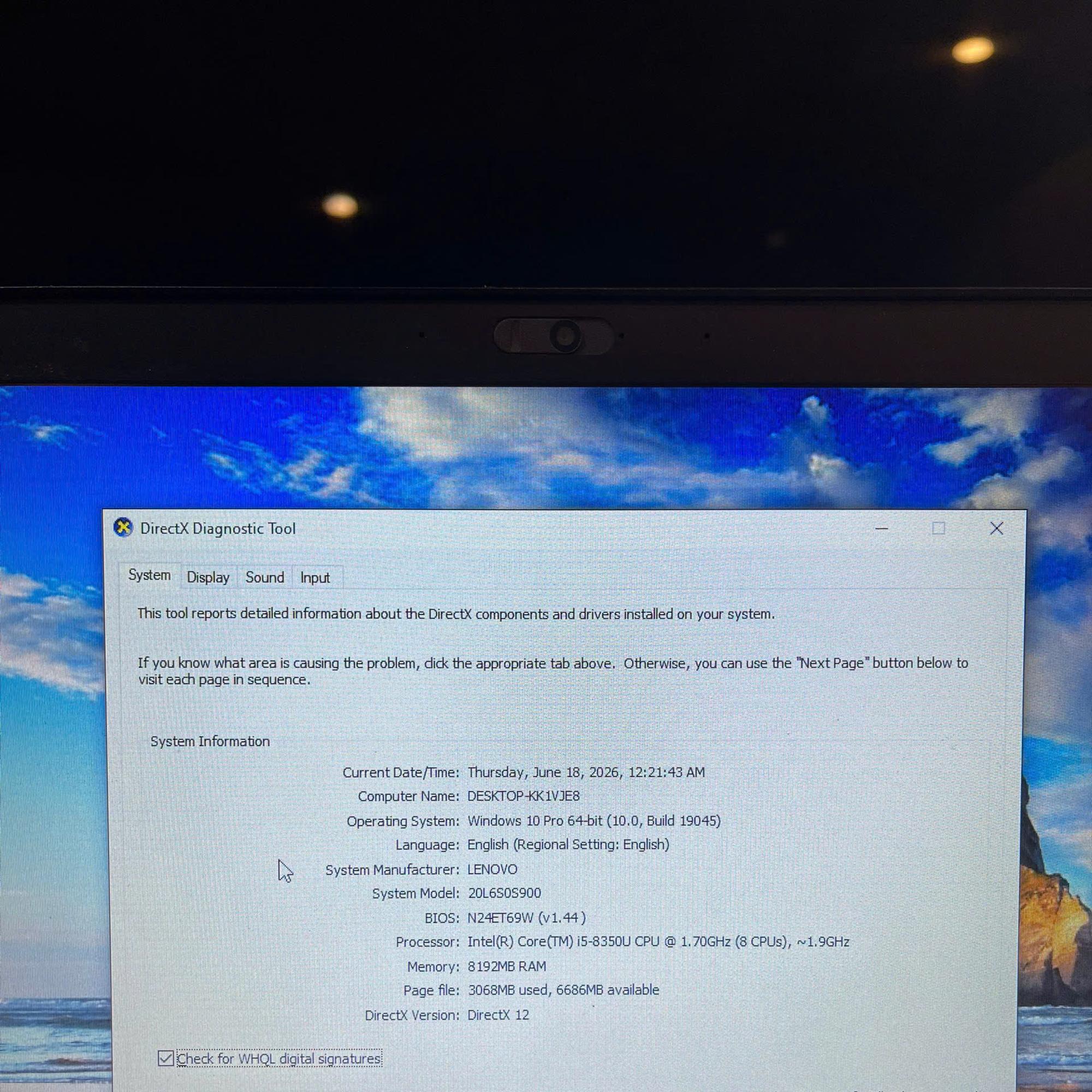 Thinkpad i5 8th Ram 8GB 256GB SSD Màn hình 14inch-duoc-ban-tai-Vi Tính Kim Trân
