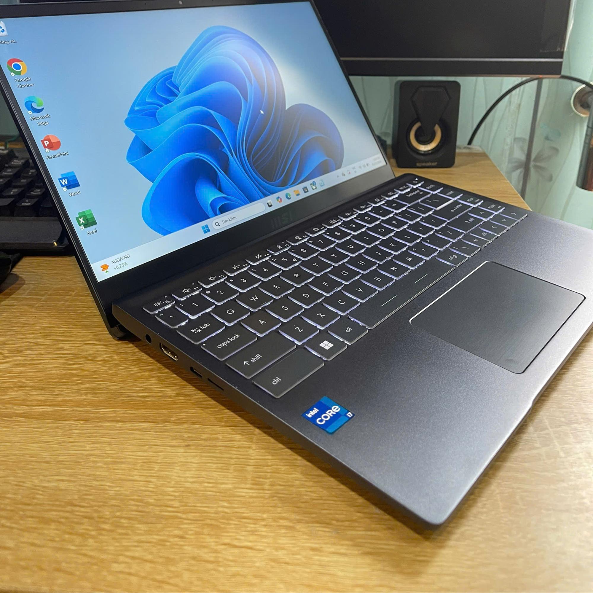 MSI i7 11th Ram 8GB 512GB SSD Màn 14inch FHD IPS.-duoc-ban-tai-Vi Tính Kim Trân