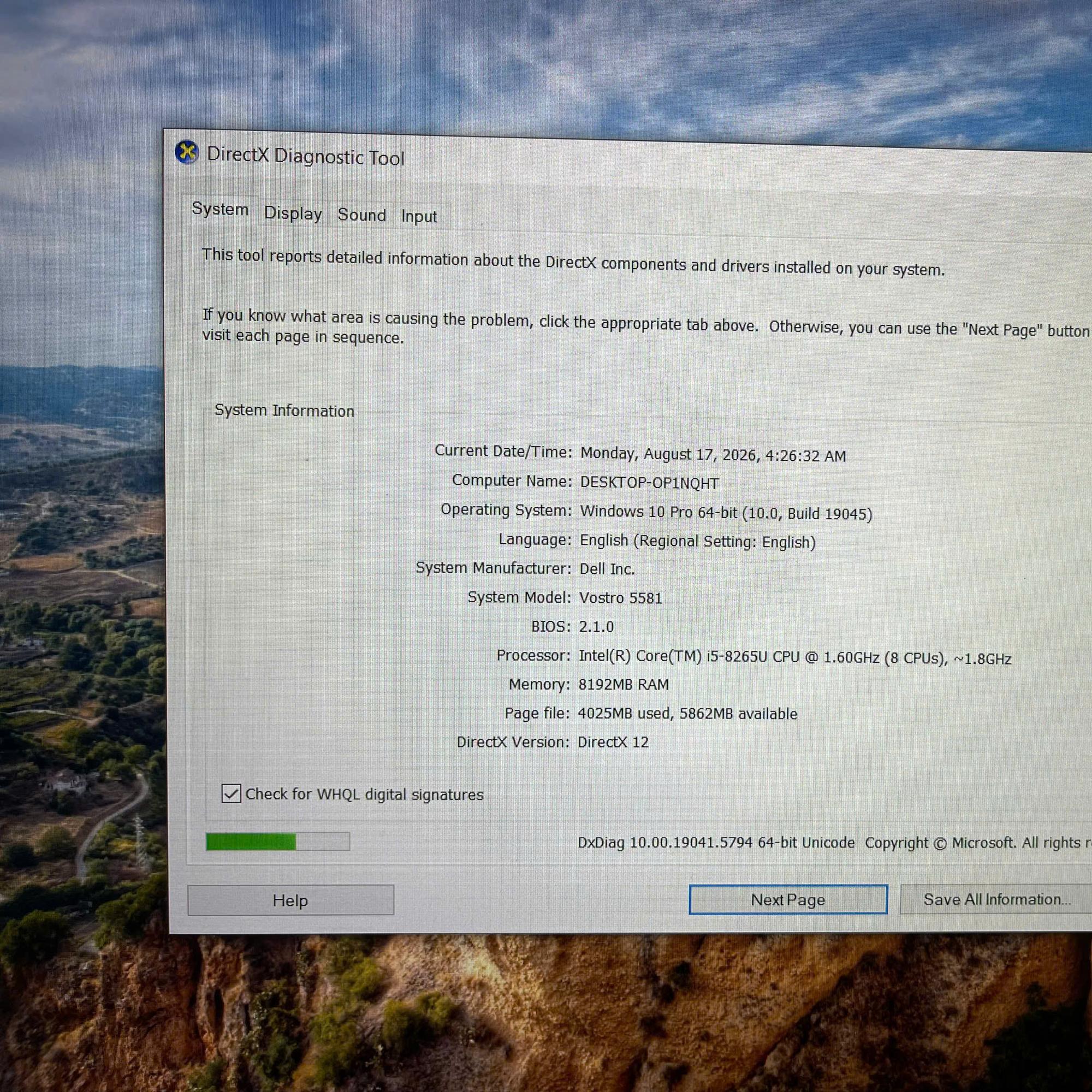 Dell i5 8th Ram 8GB 128GB SSD Màn 15.6inch FHD-duoc-ban-tai-Vi Tính Kim Trân