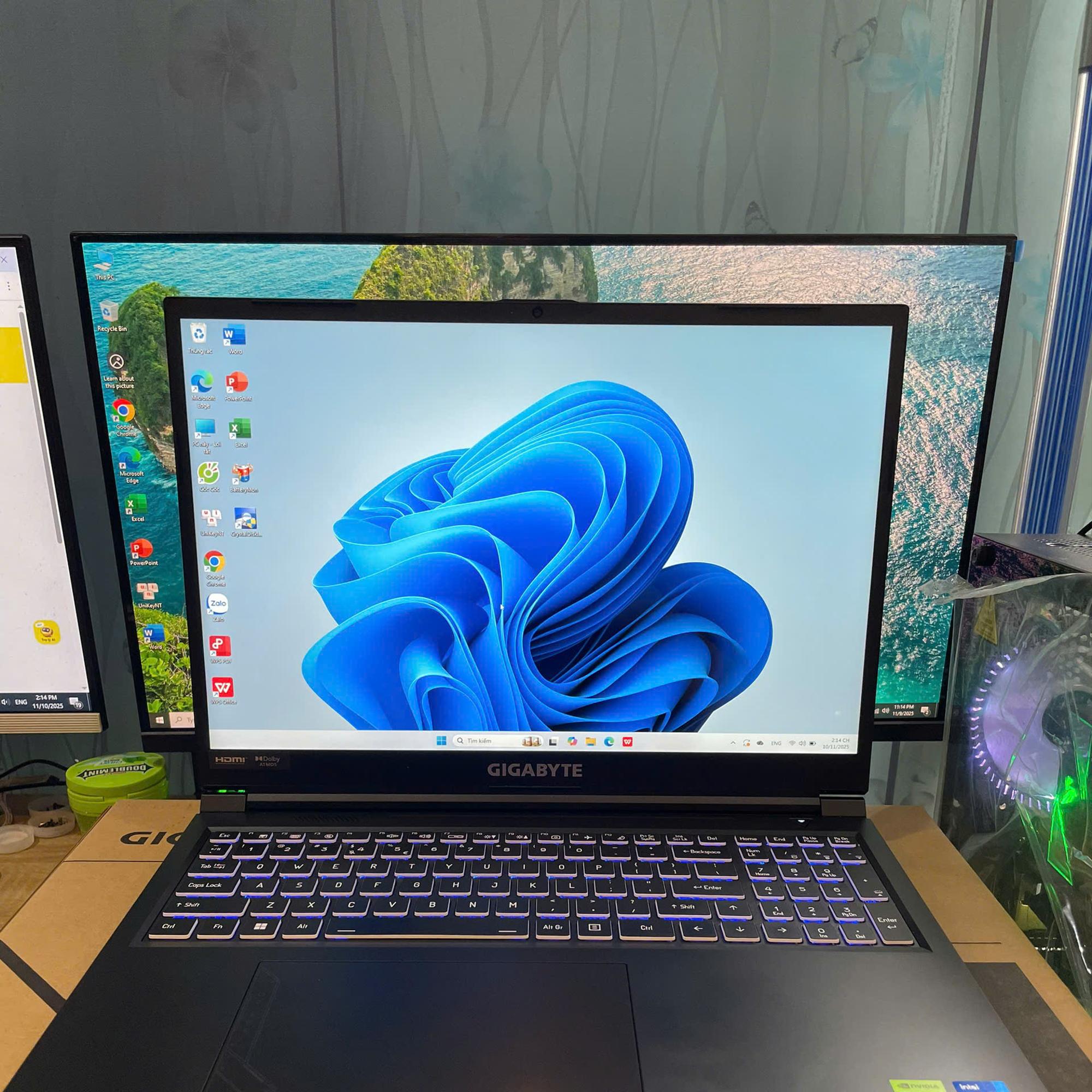 Gigabyte i7 13620H 16GB/512GB SSD Card RTX 4050 Màn 16inch 165hz. Máy siêu lướt Còn BH TGDĐ tới 19/10/2027-duoc-ban-tai-Vi Tính Kim Trân