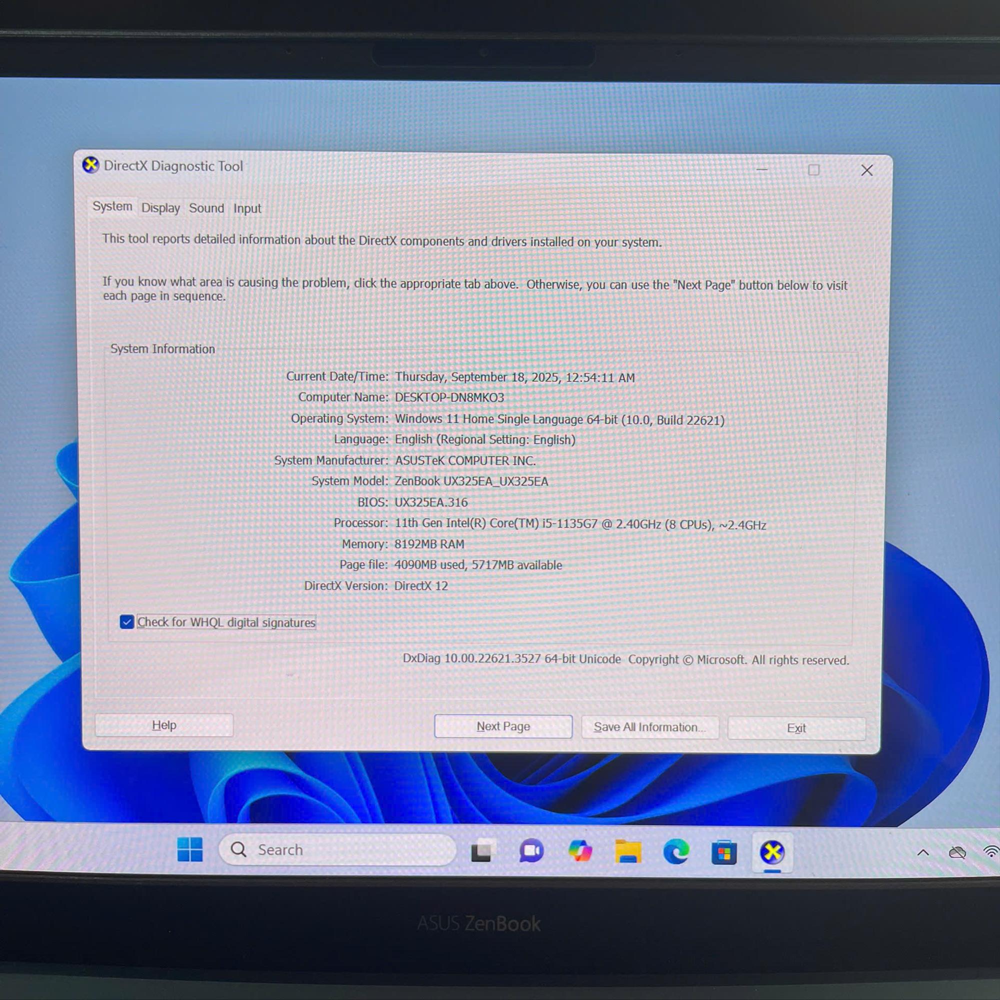 ASUS ZenBook i5 11th Ram 8GB 512GB SSD Màn 13.3inch OLED-duoc-ban-tai-Vi Tính Kim Trân