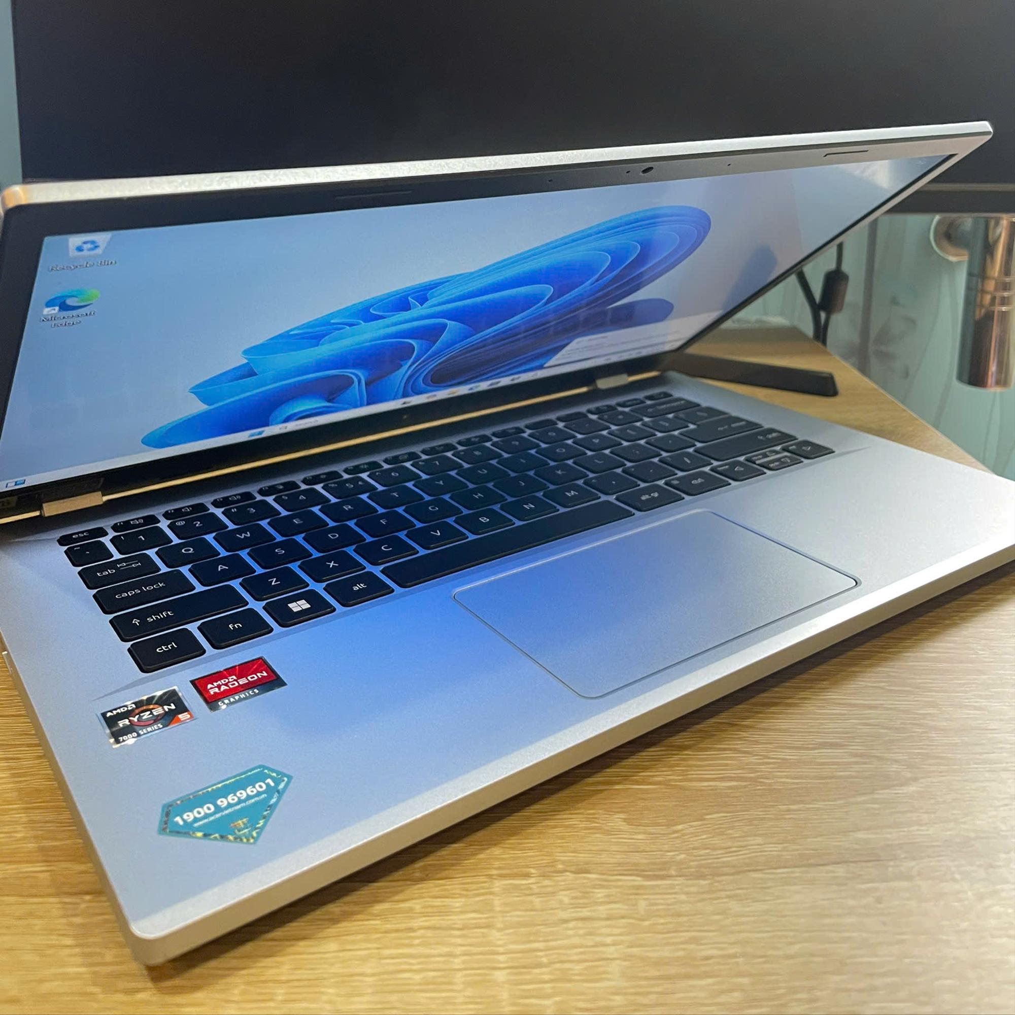 Acer Ryzen 5 7520U Ram 8GB 512GB SSD Màn 14inch FHD Zin tem hãng pin 95%  -duoc-ban-tai-Vi Tính Kim Trân