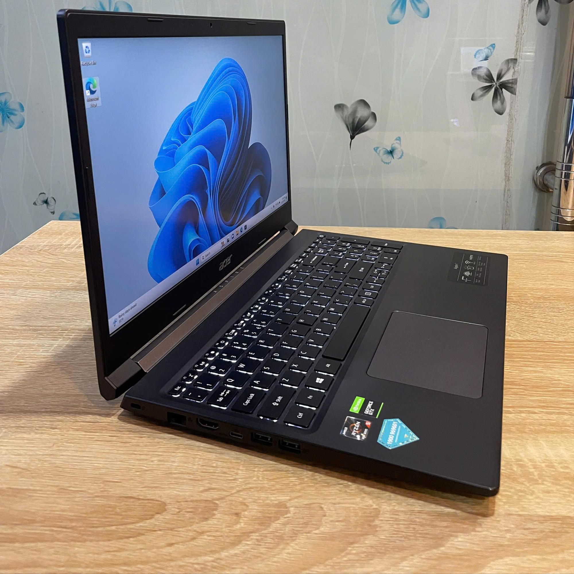 Acer Aspire 7 Ryzen 5 5500u Ram 8GB 512GB SSD CARD GTX 1650 Màn 15,6inch 144hz-duoc-ban-tai-Vi Tính Kim Trân