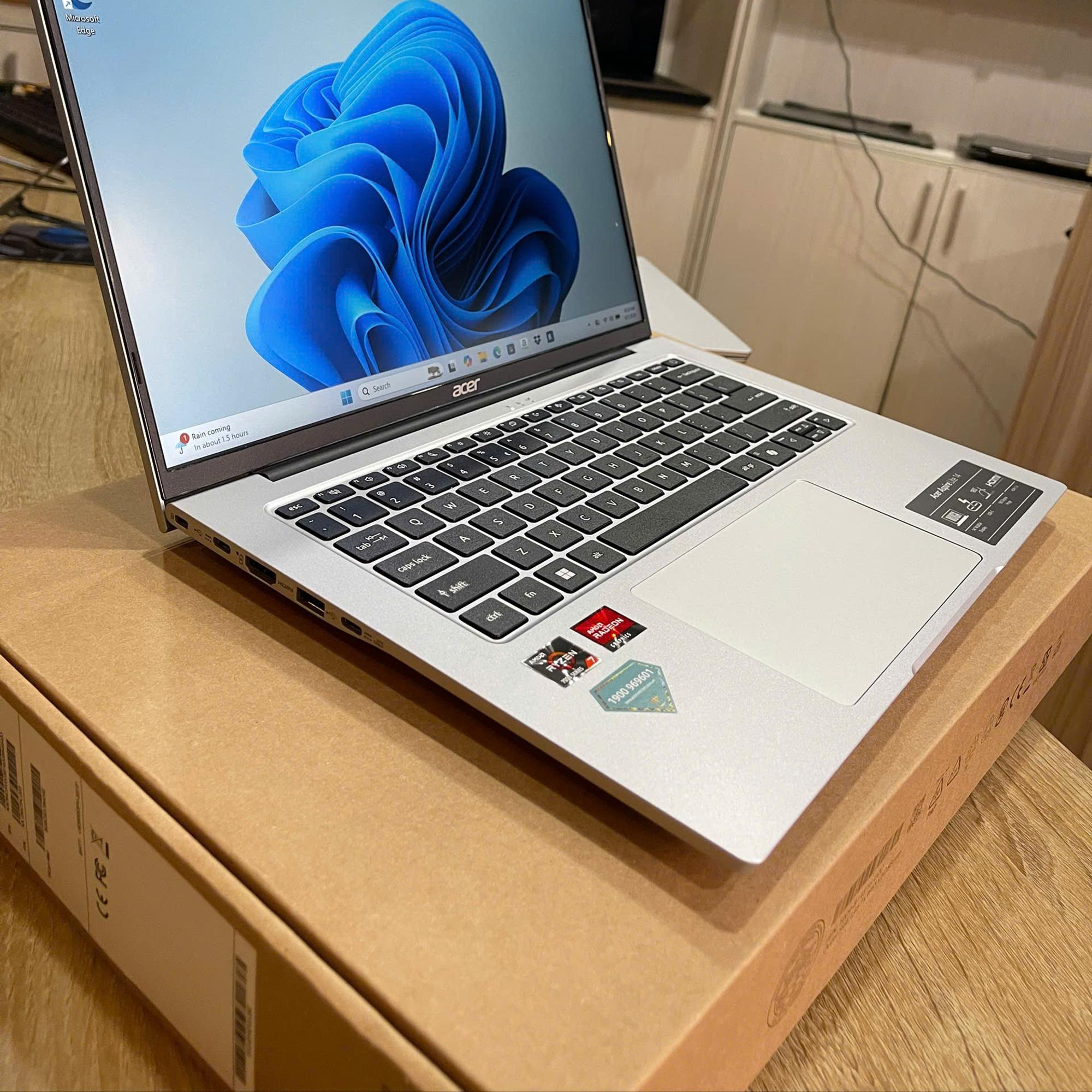 Acer Ryzen 7 7730U Ram 8GB 512GB NVMe Màn 14inch FHD IPS. Máy New Full Box BH 12 tháng 🔥-duoc-ban-tai-Vi Tính Kim Trân