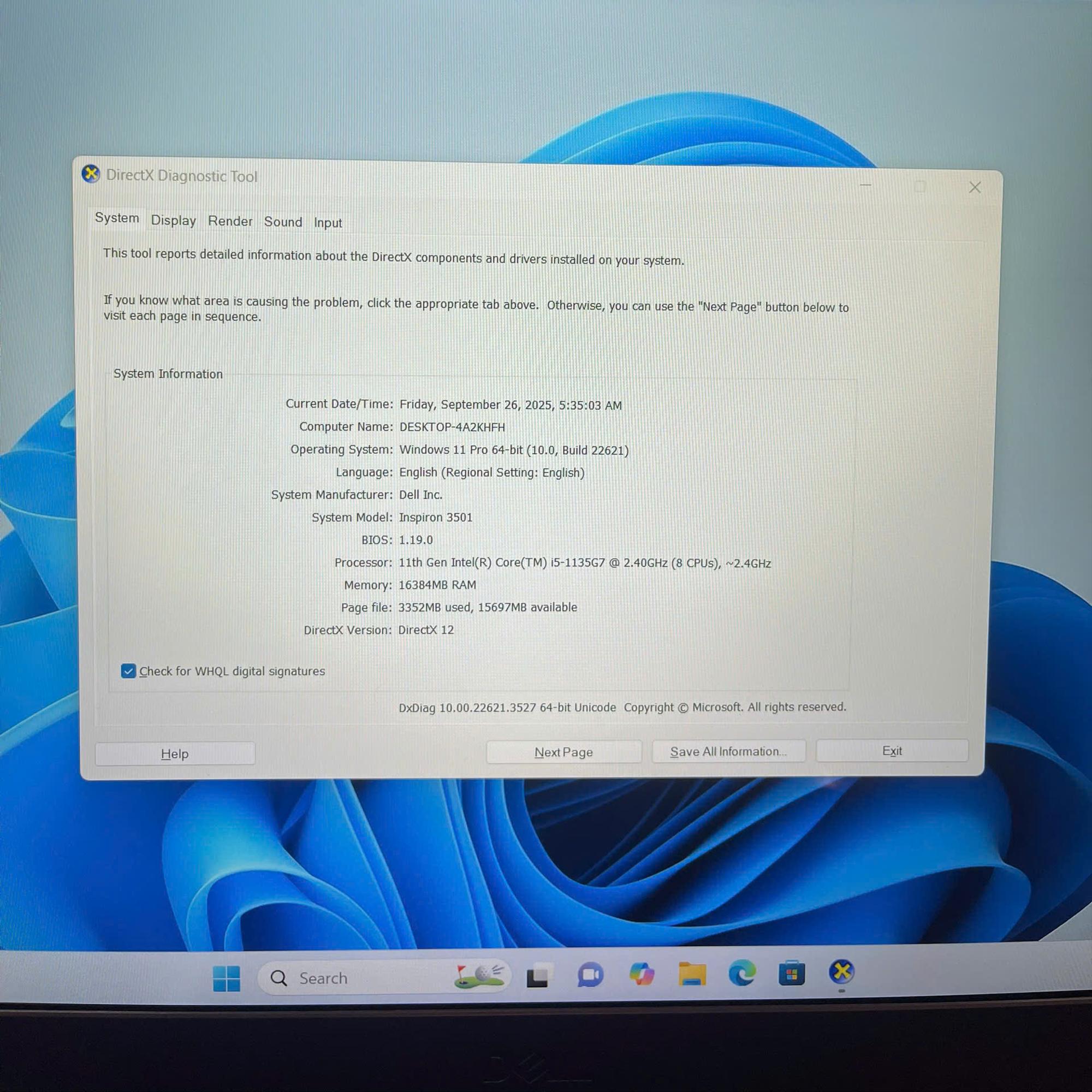 Dell i5 11th Ram 16GB Card MX330 Màn 15.6inch FHD -duoc-ban-tai-Vi Tính Kim Trân
