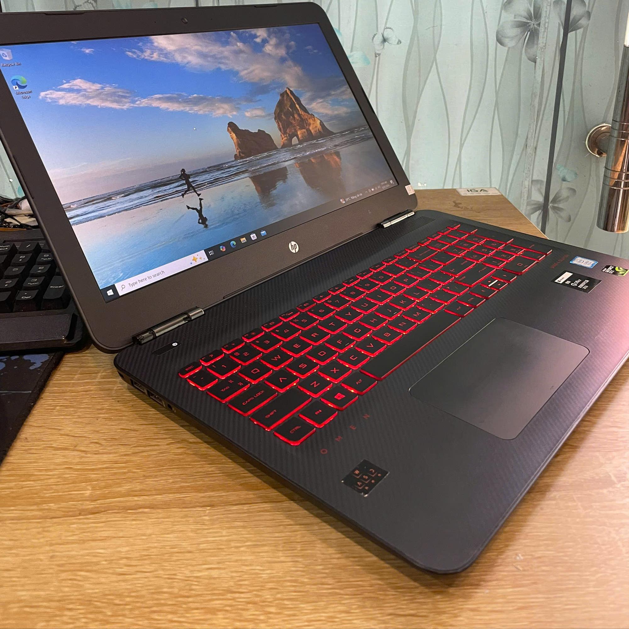 HP Omen i5 7th Ram 8GB 256GB SSD Card GTX 1050 Màn Hình 15.6inch FHD-duoc-ban-tai-Vi Tính Kim Trân