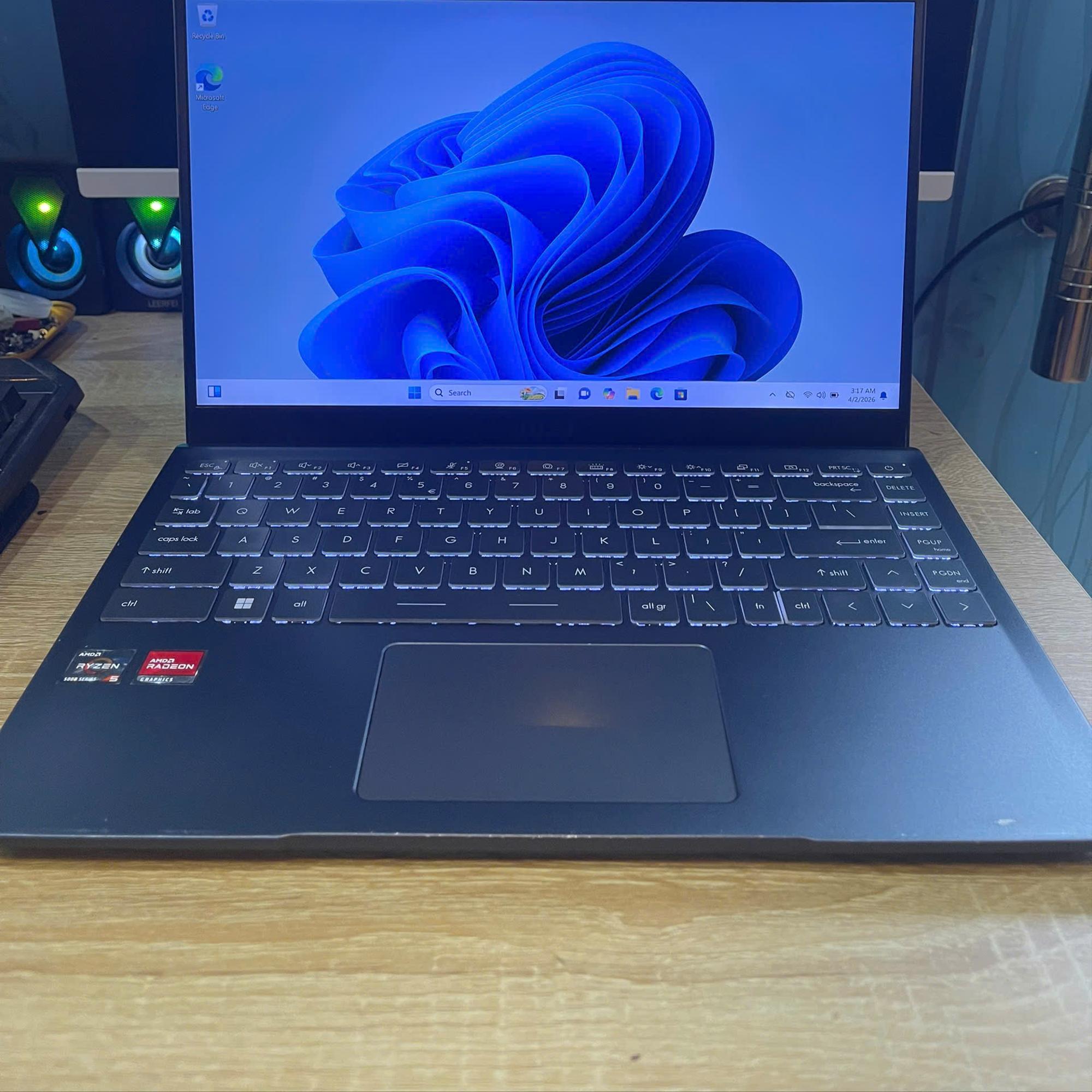 MSI Ryzen 5 5500u Ram 8GB 512GB SSD Màn 14inch FHD-duoc-ban-tai-Vi Tính Kim Trân