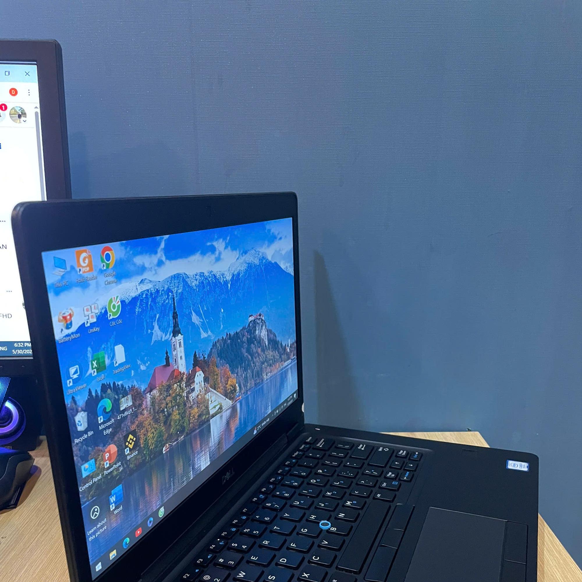 Laptop Dell i5 7th Ram 8GB 256GB SSD MÀN 14INCH FHD-duoc-ban-tai-Vi Tính Kim Trân