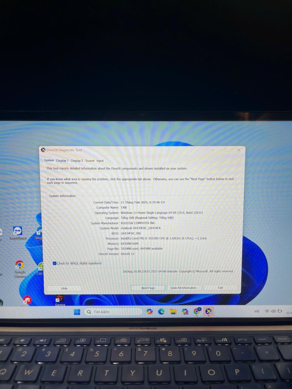 Asus Zenbook i5 10th Ram 8GB 512GB SSD Màn hình 14inch FHD IPS Có Box-duoc-ban-tai-Vi Tính Kim Trân