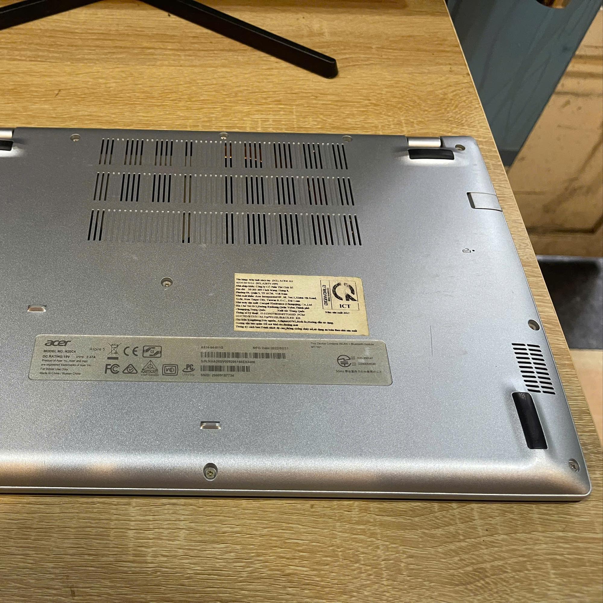 Acer i5 11th Ram 8GB 512GB Màn 14inch FHD IPS-duoc-ban-tai-Vi Tính Kim Trân