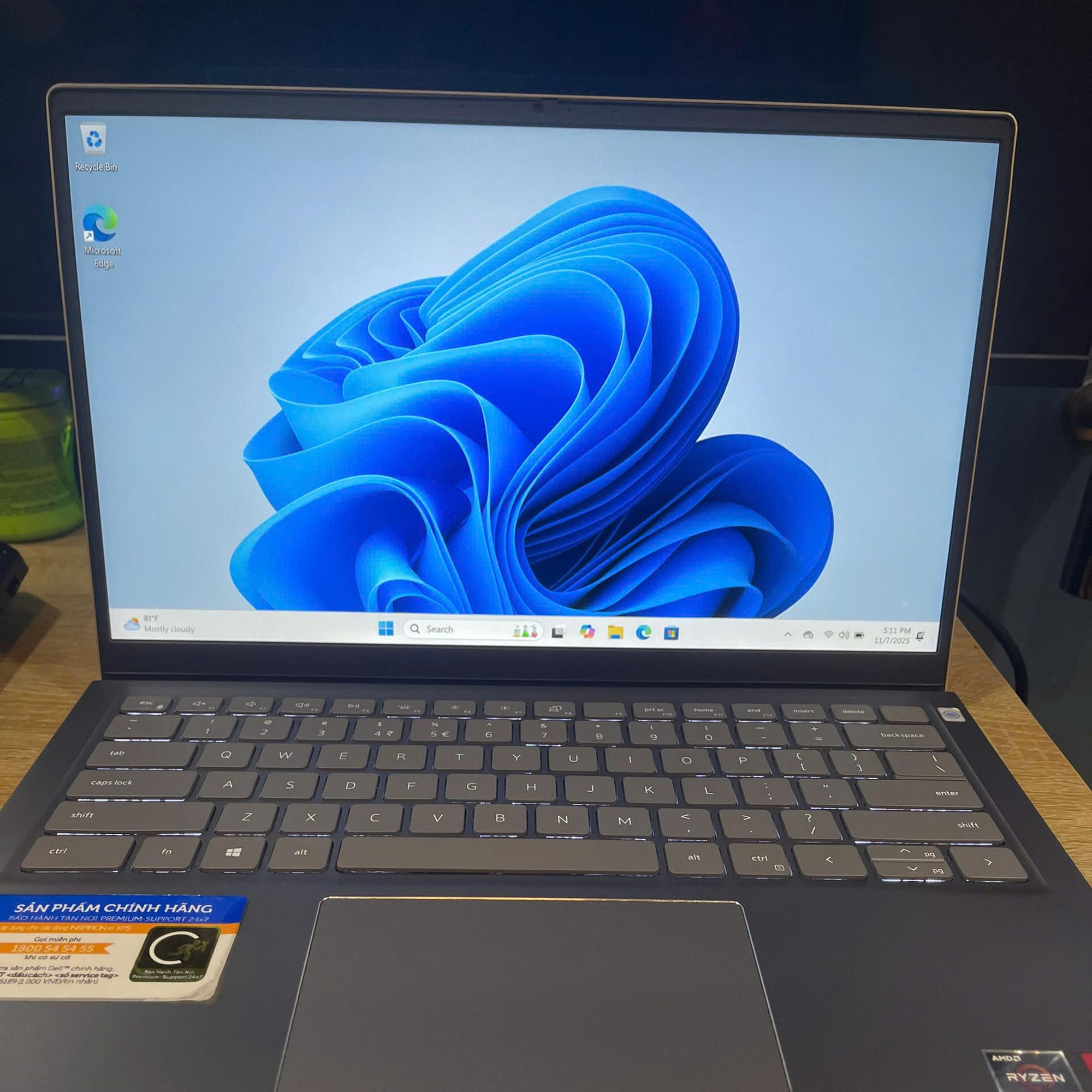 Dell Ryzen 5 5500u Ram 16GB 256GB Màn 14inch FHD IPS-duoc-ban-tai-Vi Tính Kim Trân