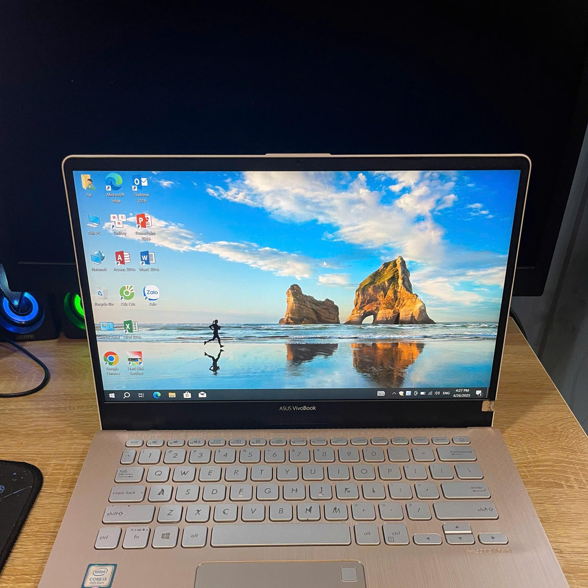 Asus i3 8th Ram 8GB 128GB SSD MÀN 14INCH FHD-duoc-ban-tai-Vi Tính Kim Trân