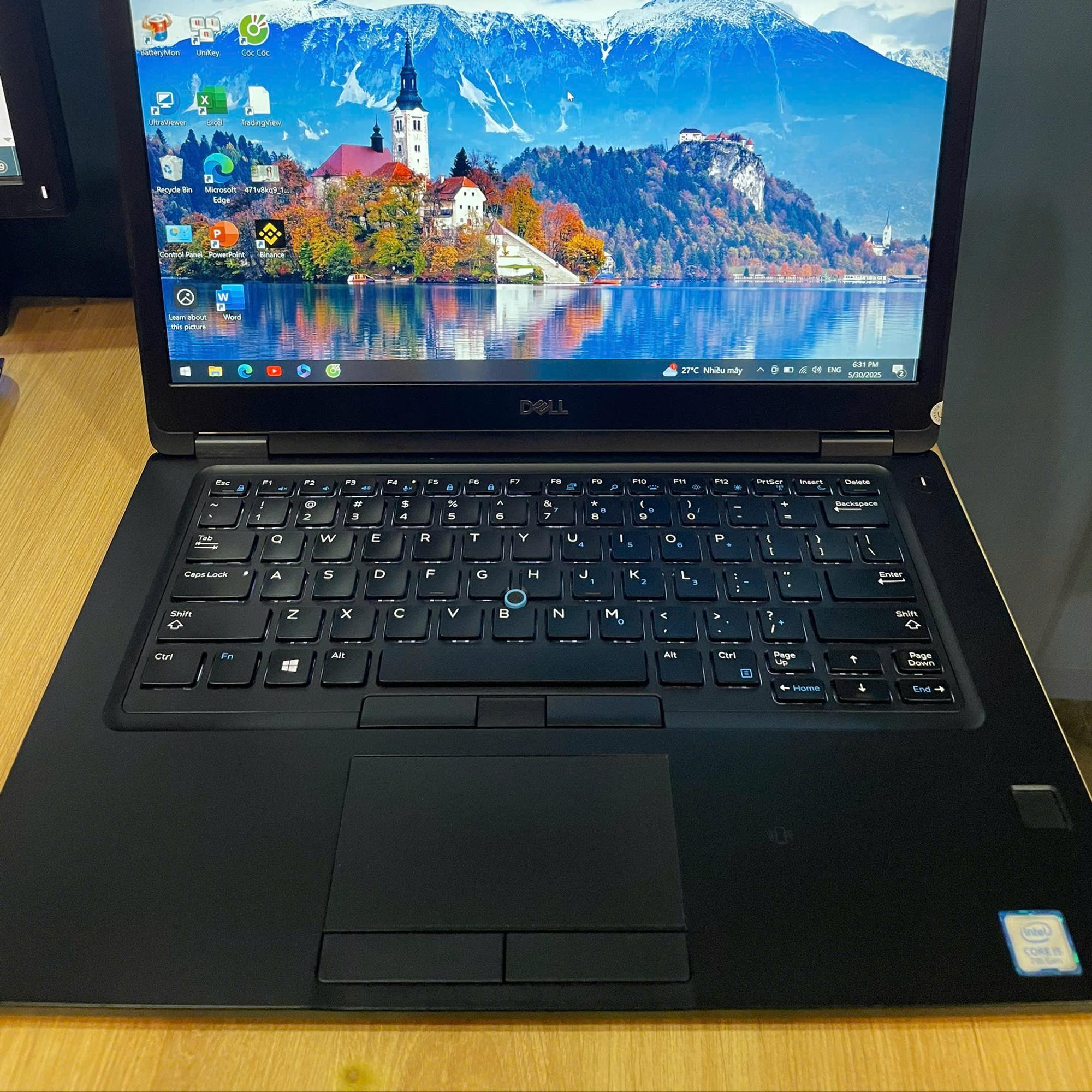 Laptop Dell i5 7th Ram 8GB 256GB SSD MÀN 14INCH FHD-duoc-ban-tai-Vi Tính Kim Trân