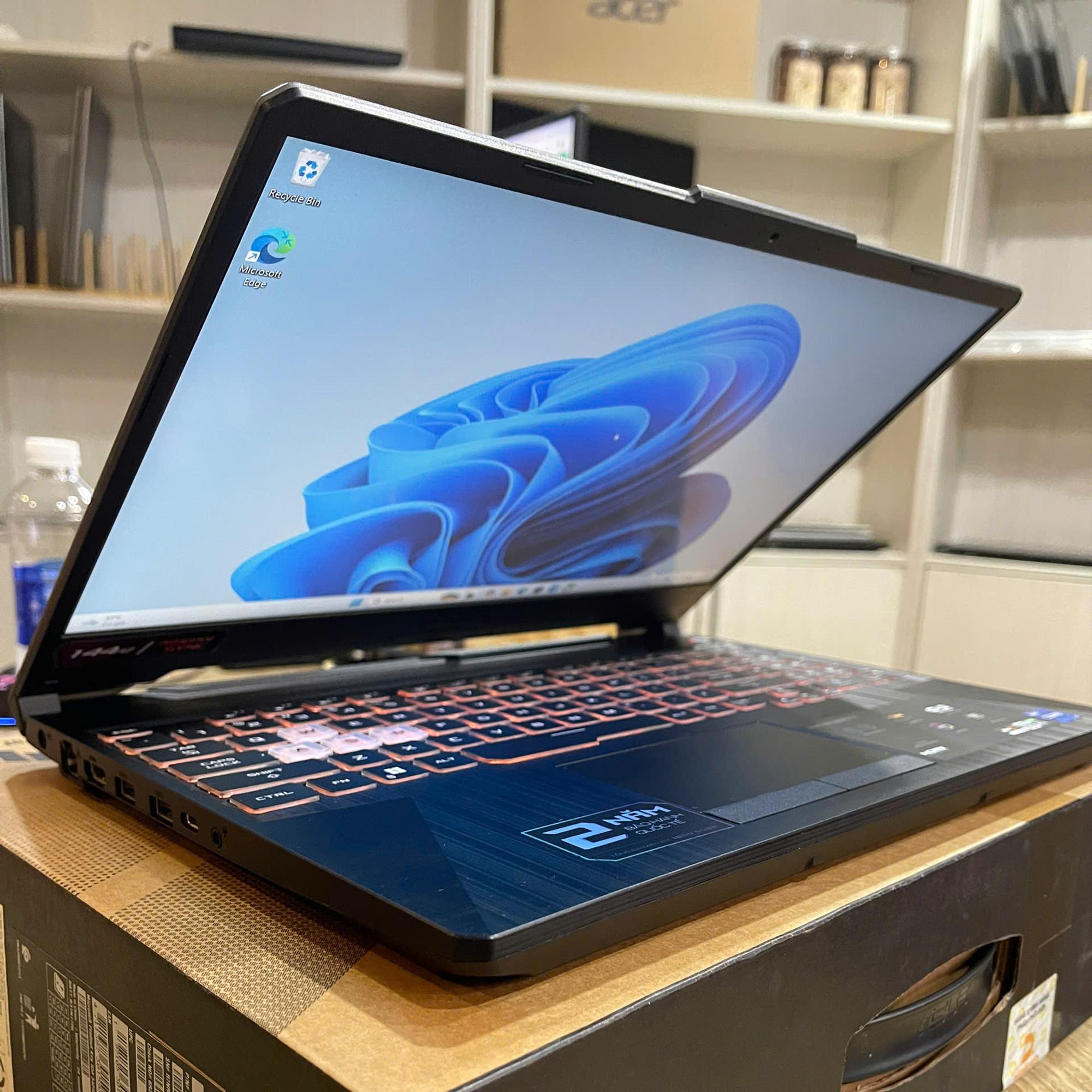 Asus Tuf i7 11th Ram 16GB 512GB NVMe Card RTX 3050Ti Màn 15.6inch FHD 144Hz-duoc-ban-tai-Vi Tính Kim Trân