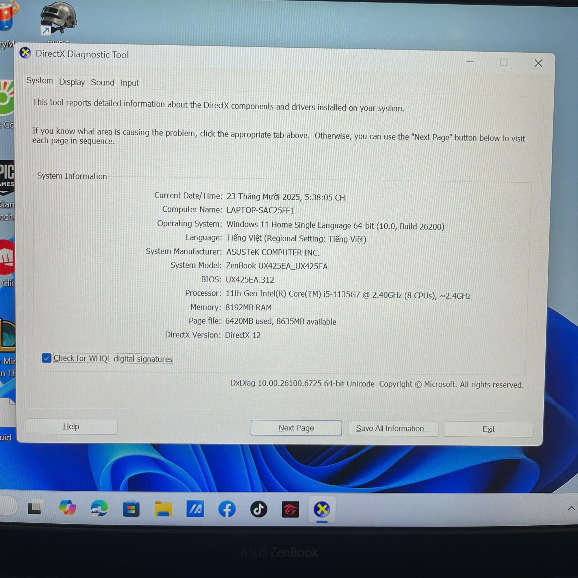 ASUS i5 11th Ram 8GB 512GB SSD Màn hình 14inch FHD IPS-duoc-ban-tai-Vi Tính Kim Trân