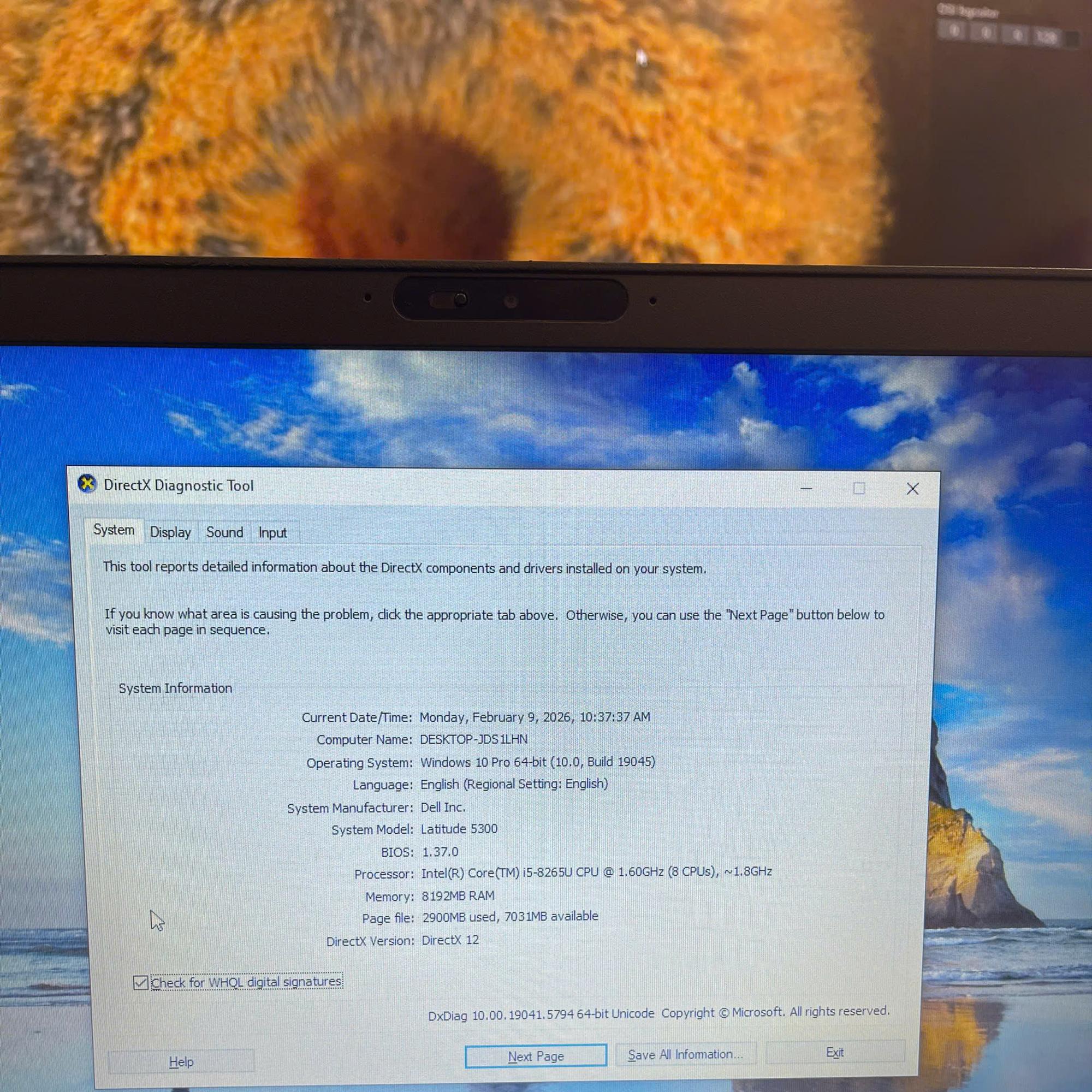 Dell i5 8th Ram 8GB 256GB SSD Màn 13.3inch -duoc-ban-tai-Vi Tính Kim Trân