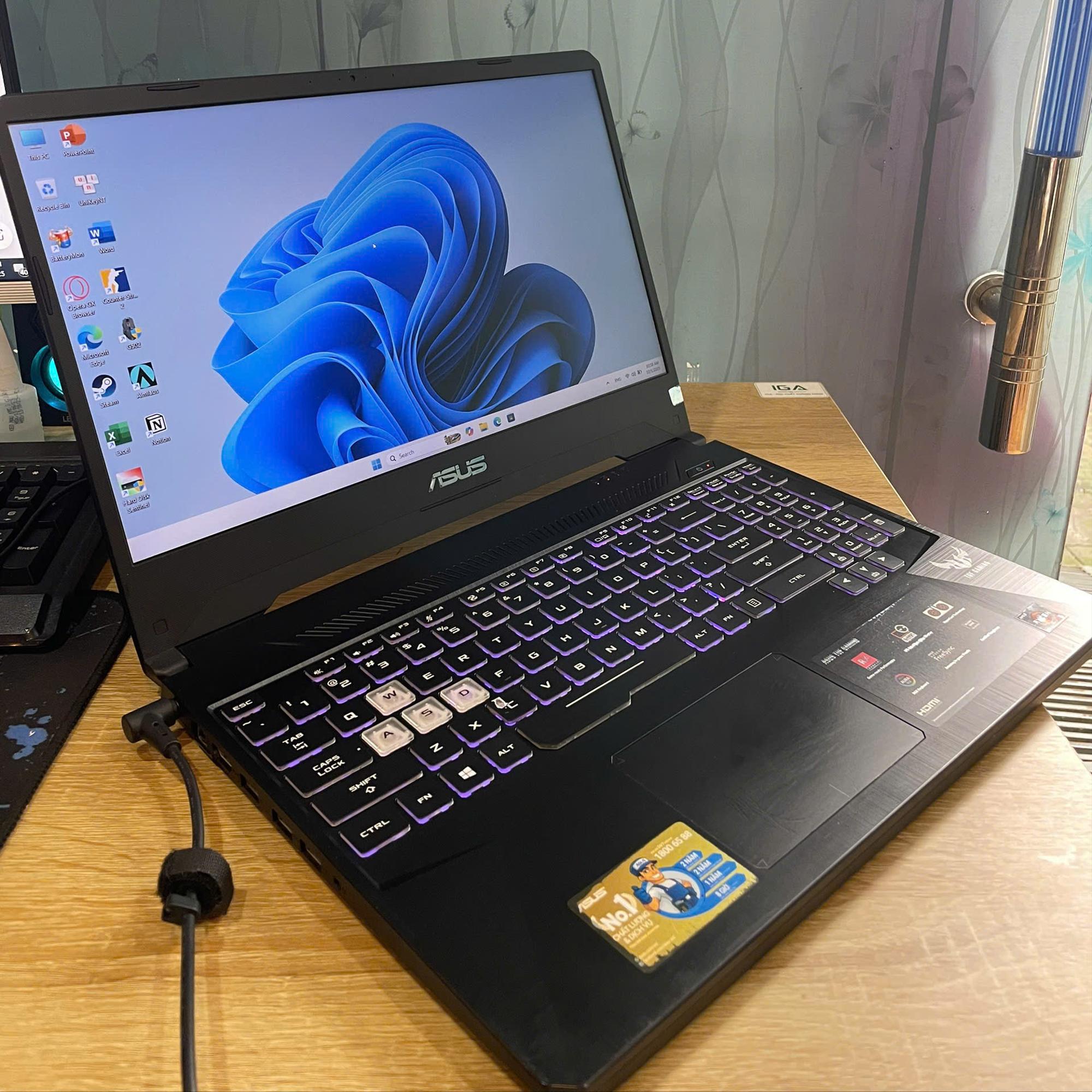Asus Ryzen 5 3550H RAM 16GB 512GB SSD Card AMD RX 560X MÀN HÌNH 15.6INCH 120HZ-duoc-ban-tai-Vi Tính Kim Trân
