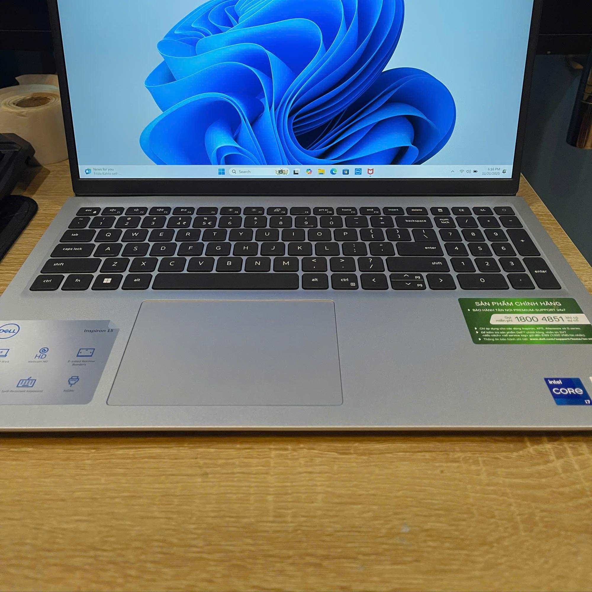 Dell i7 12th Ram 16GB 512GB SSD Màn 15.6inch FHD 120hz. Còn Bảo Hành chính hãng Dell tới 10/2026-duoc-ban-tai-Vi Tính Kim Trân