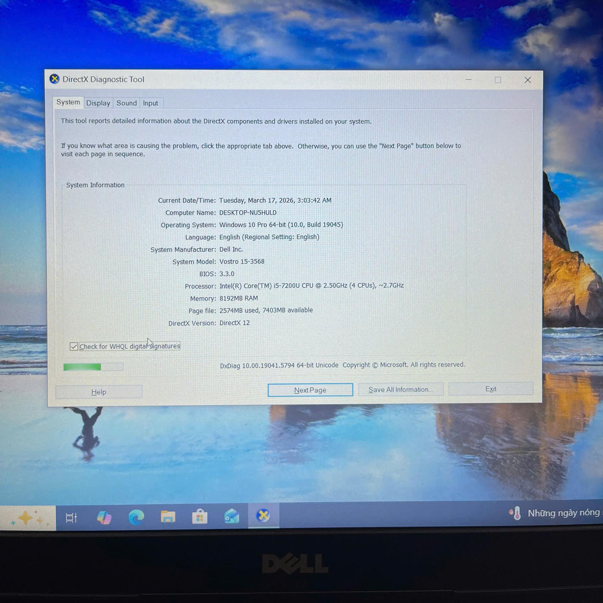 Dell i5 7th Ram 8GB 128GB SSD Màn 15.6inch FHD-duoc-ban-tai-Vi Tính Kim Trân