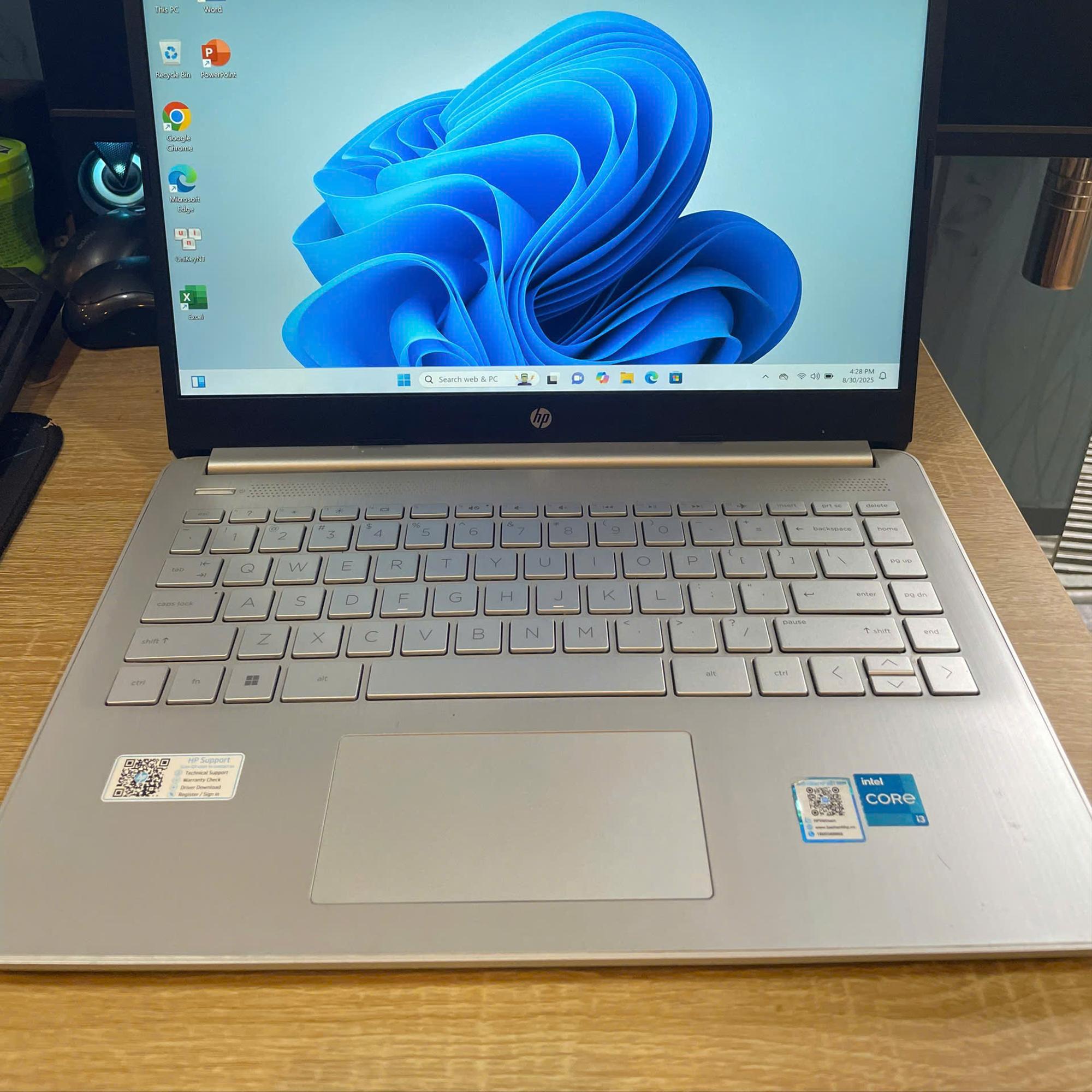 HP I3 12TH Ram 8GB 512GB SSD 14inch FHD IPS-duoc-ban-tai-Vi Tính Kim Trân