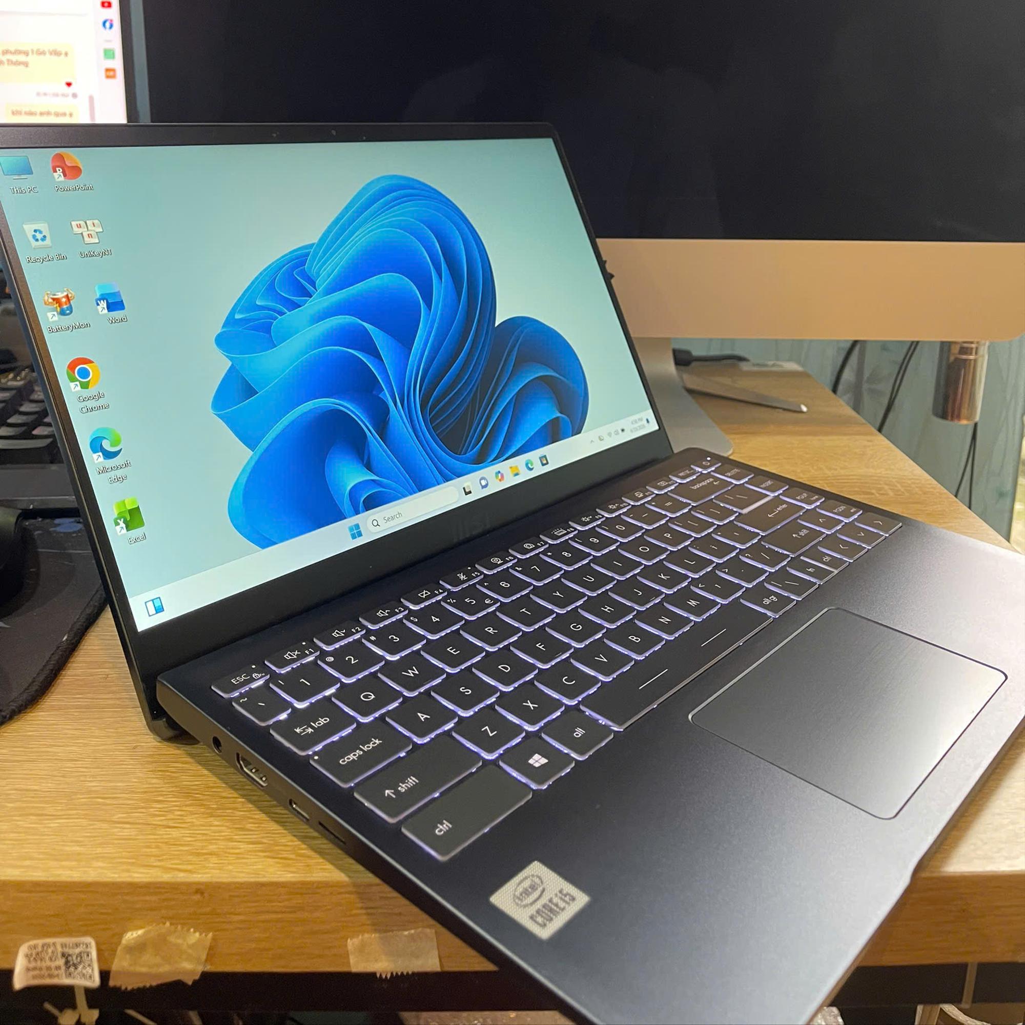 MSI i5 10th Ram 8GB 256GB SSD Màn 14inch FHD IPS-duoc-ban-tai-Vi Tính Kim Trân