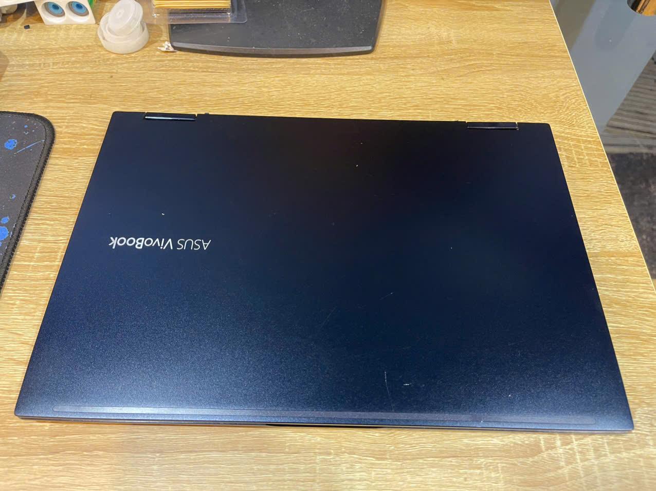 ASUS VIVOBOOK Ryzen 5 5500u Ram 8GB 512GB SSD Màn 14inch FHD cảm ứng 360-duoc-ban-tai-Vi Tính Kim Trân