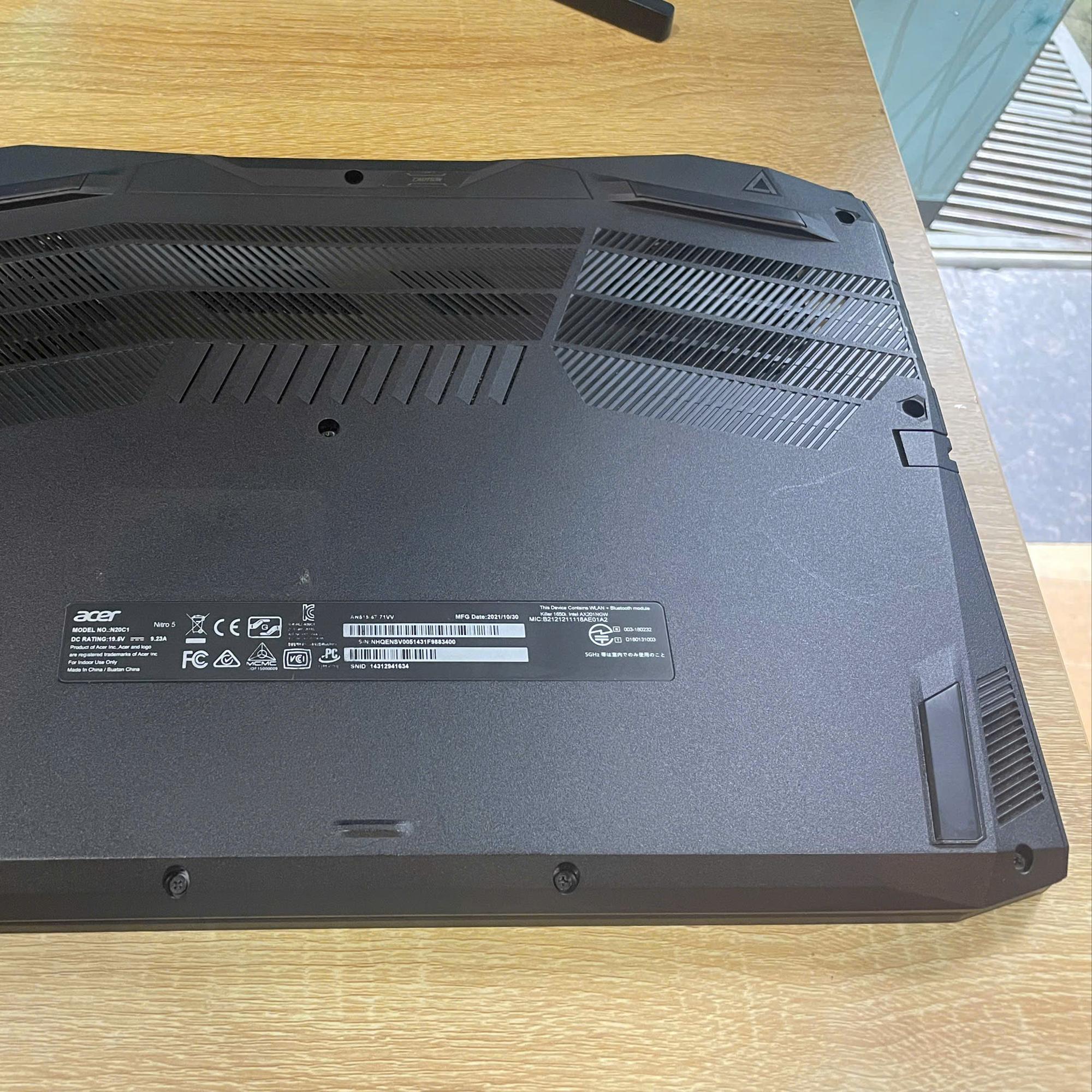 Acer Gaming i7 11th Ram 16GB 512GB SSD Card RTX 3050 Màn 15.6inch FHD 144hz-duoc-ban-tai-Vi Tính Kim Trân