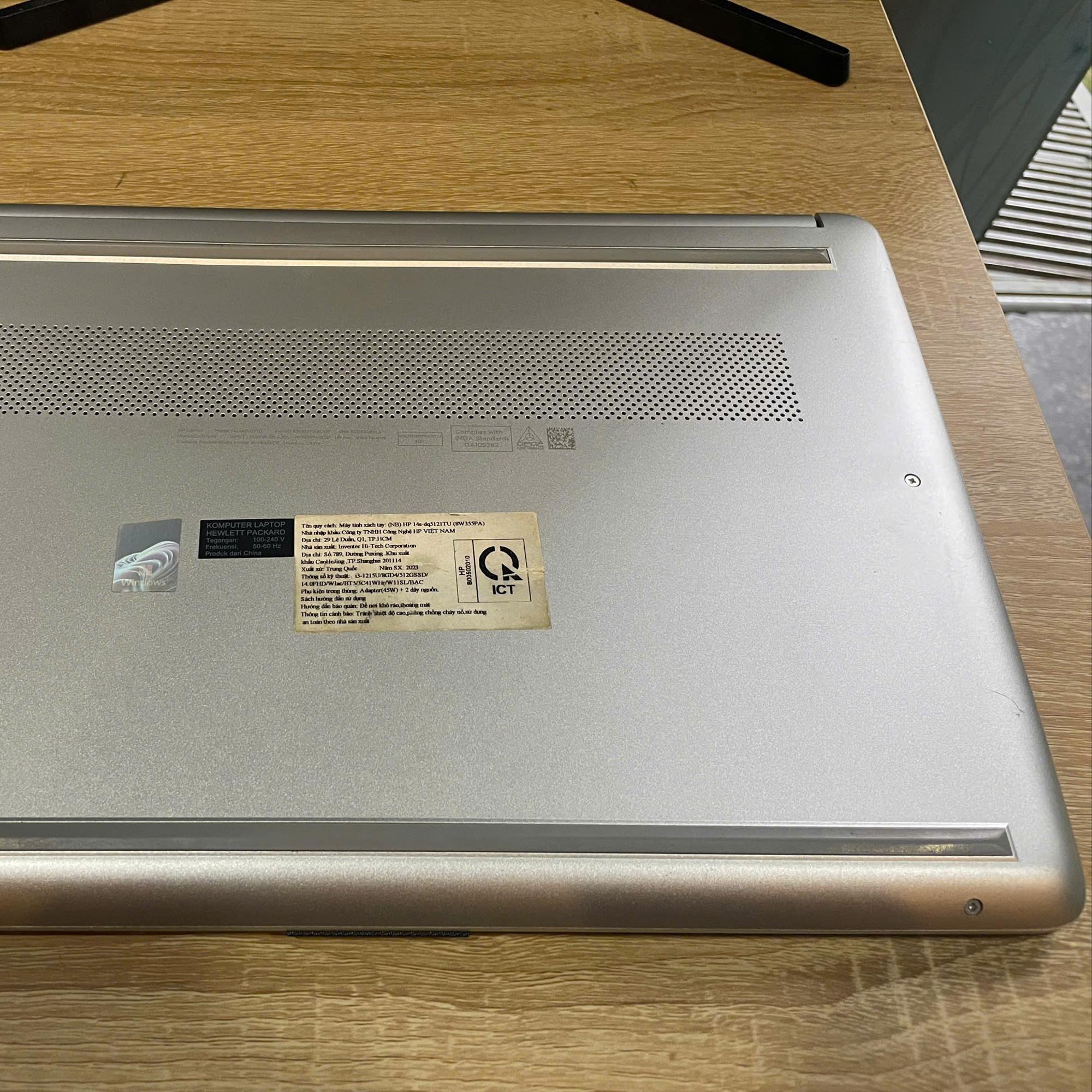 HP I3 12TH Ram 8GB 512GB SSD 14inch FHD IPS-duoc-ban-tai-Vi Tính Kim Trân