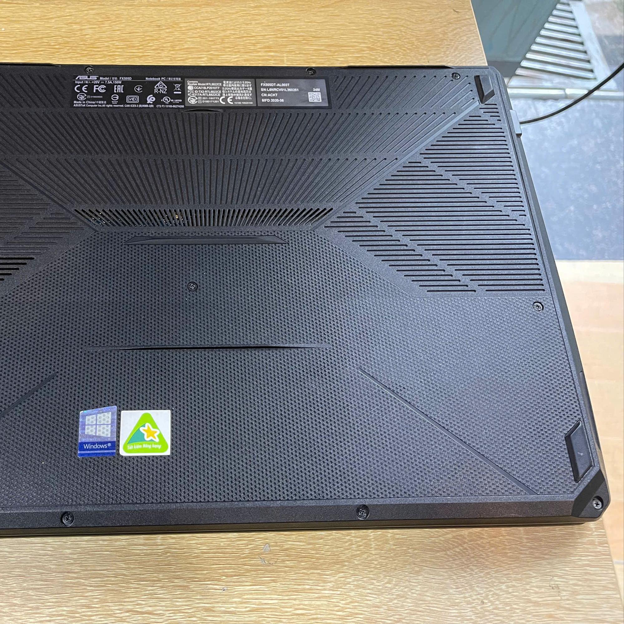 ASUS Tuf Ryzen 7 3750H Ram 16GB 512GB SSD CARD GTX 1650 Màn 15.6inch 120hz-duoc-ban-tai-Vi Tính Kim Trân