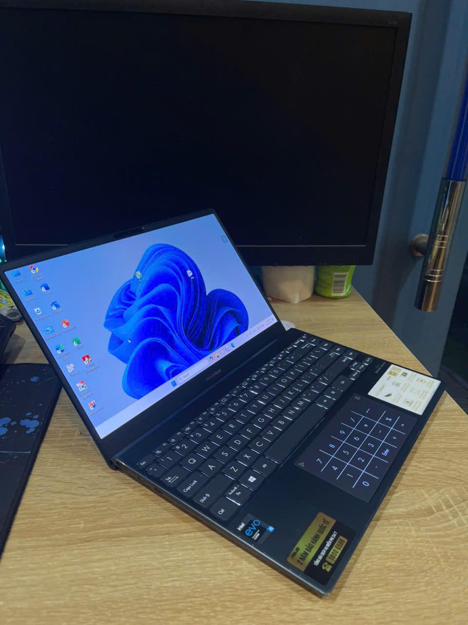 ASUS ZENBOOK Core i5 11th Ram 8GB 512GB SSD Màn hình 13inch OLED-duoc-ban-tai-Vi Tính Kim Trân