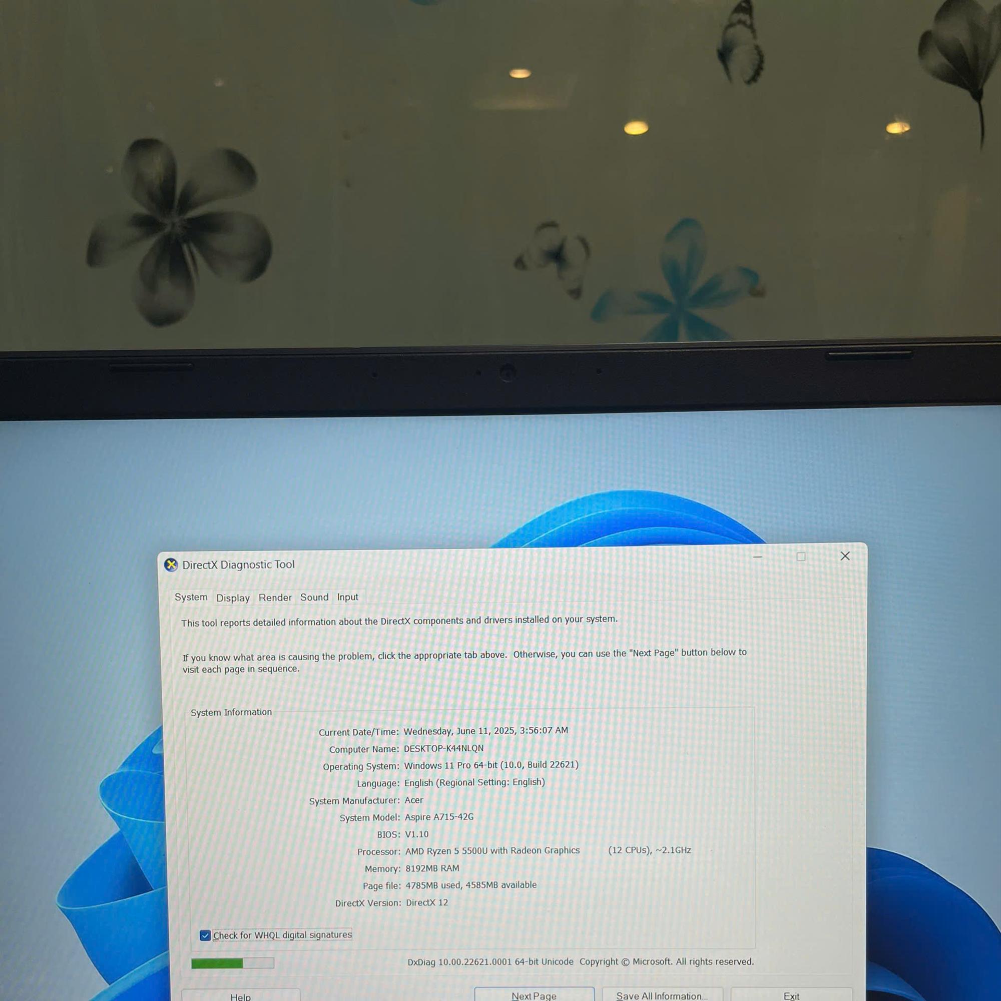 Acer Aspire 7 Ryzen 5 5500u Ram 8GB 512GB SSD CARD GTX 1650 Màn 15,6inch 144hz-duoc-ban-tai-Vi Tính Kim Trân