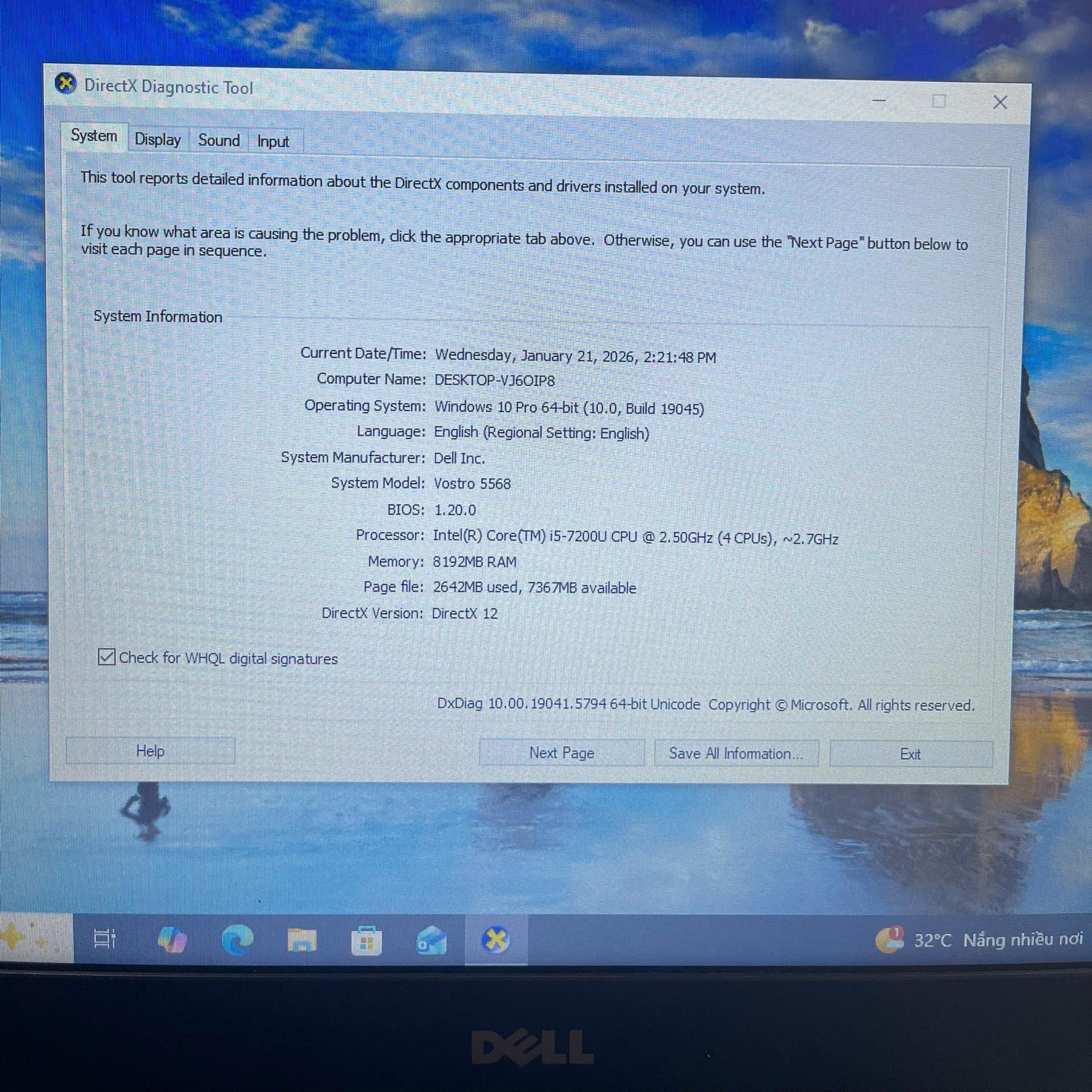 Dell i5 7th Ram 8GB 128GB SSD Màn 14inch-duoc-ban-tai-Vi Tính Kim Trân